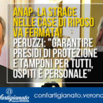 Coronavirus - ANAP: la strage nelle case di riposo va fermata! Peruzzi: "Garantire presidi di protezione e tamponi per tutti, ospiti e personale”