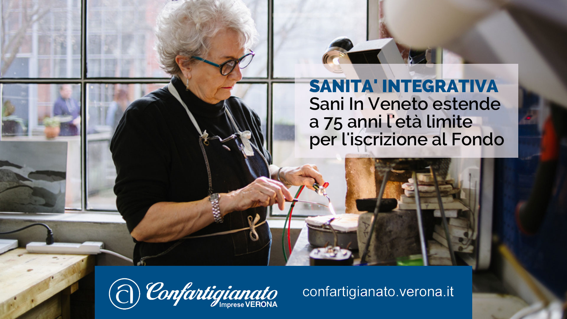SANITA' INTEGRATIVA Sani In Veneto estende a 75 anni l'età limite per l'iscrizione al Fondo