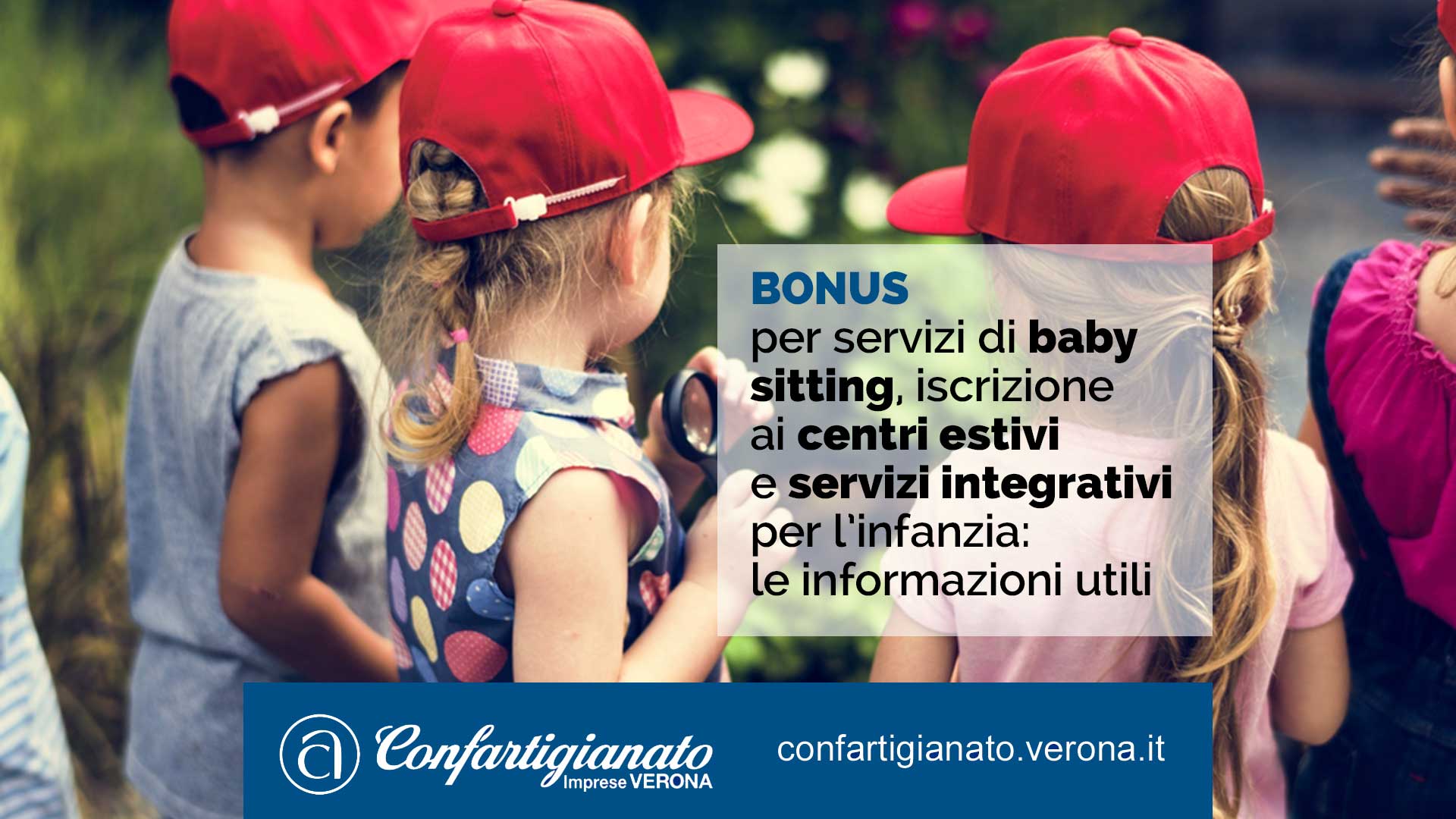 Bonus per servizi di baby sitting, iscrizione ai centri estivi e servizi integrativi per l’infanzia: le informazioni utili