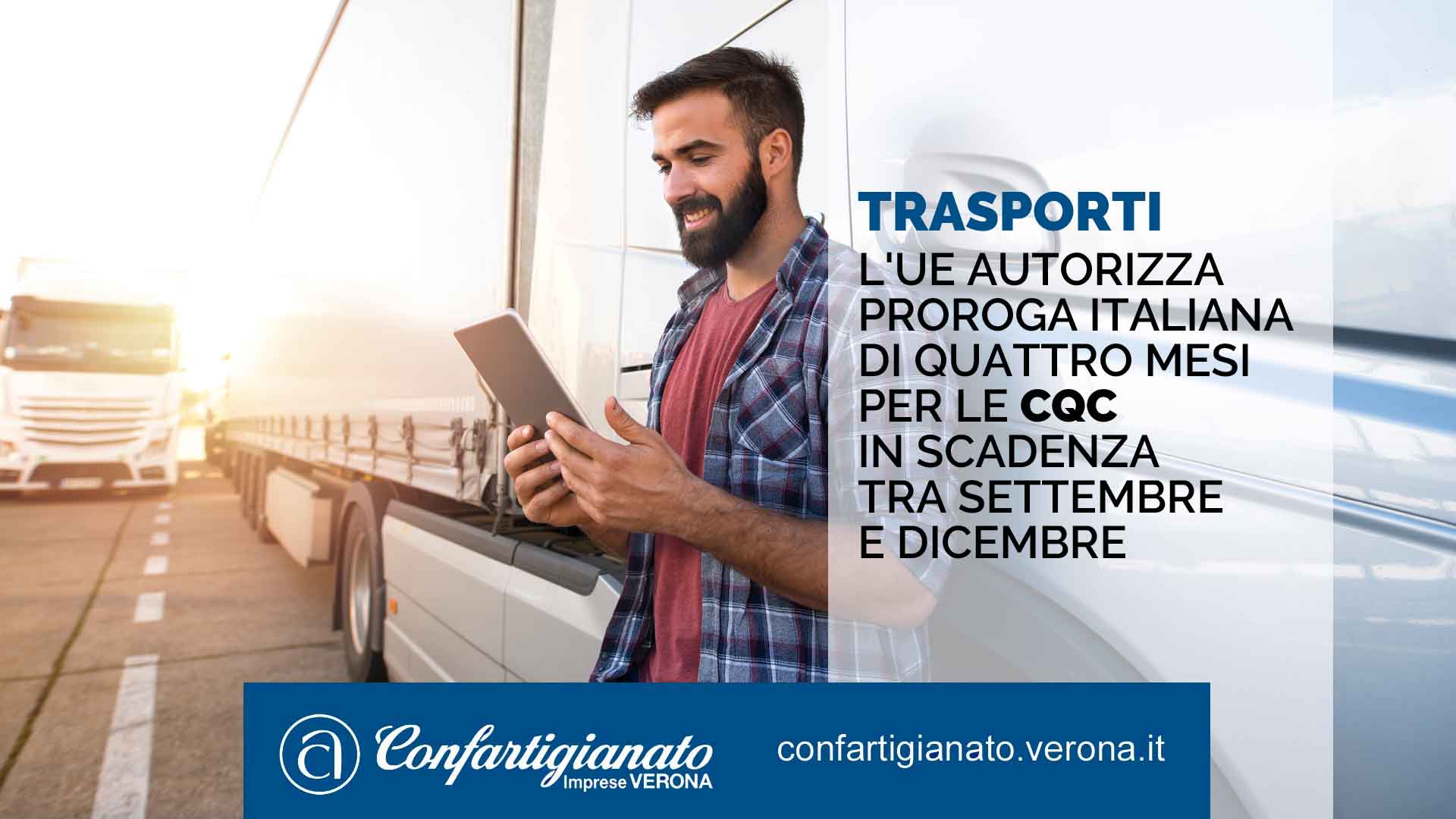 TRASPORTI – L'UE autorizza proroga italiana di quattro mesi per le CQC in scadenza tra settembre e dicembre