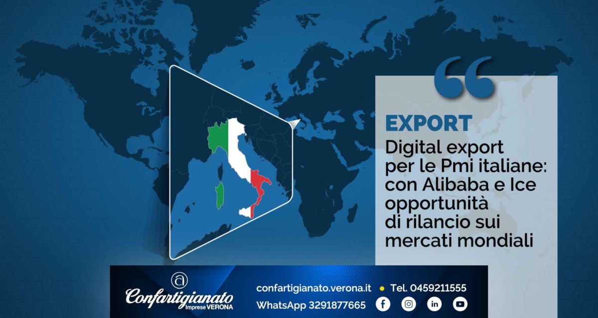 EXPORT - Opportunità digital export per le Pmi italiane: con Alibaba e Ice opportunità di rilancio sui mercati mondiali