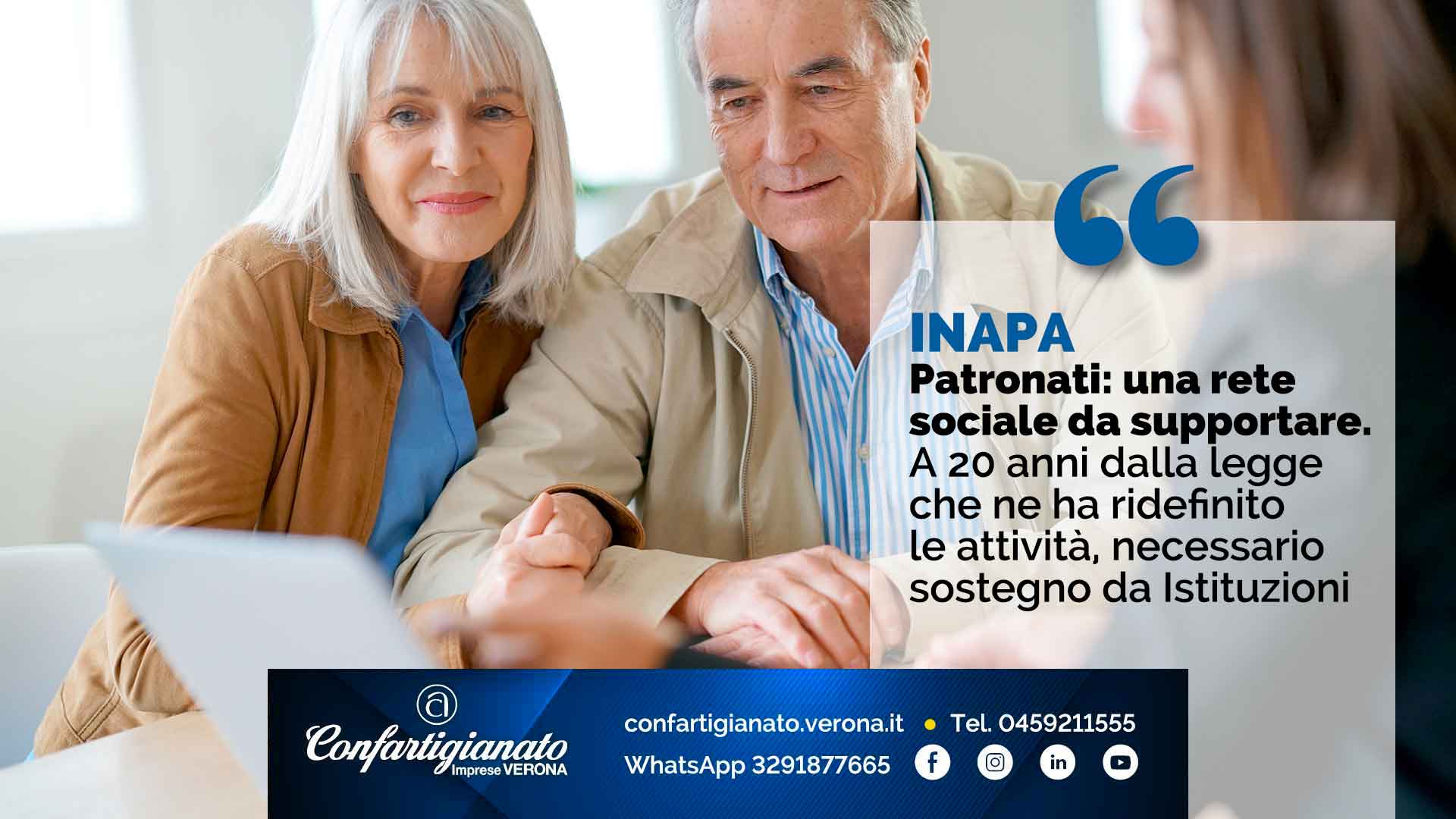 INAPA – Patronati: una rete sociale da supportare. A 20 anni dalla legge che ne ha ridefinito le attività, serve sostegno da Istituzioni