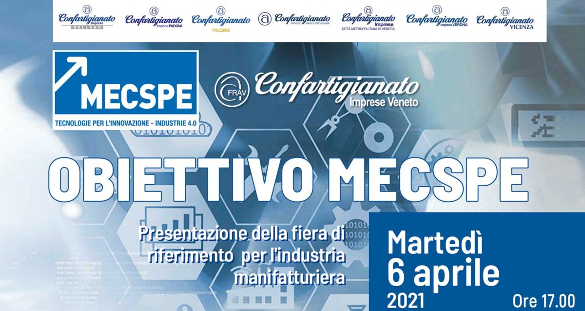 MECCANICA – Obiettivo MECSPE: il 6 aprile, seminario on-line per promuovere la partecipazione alla nota fiera di settore