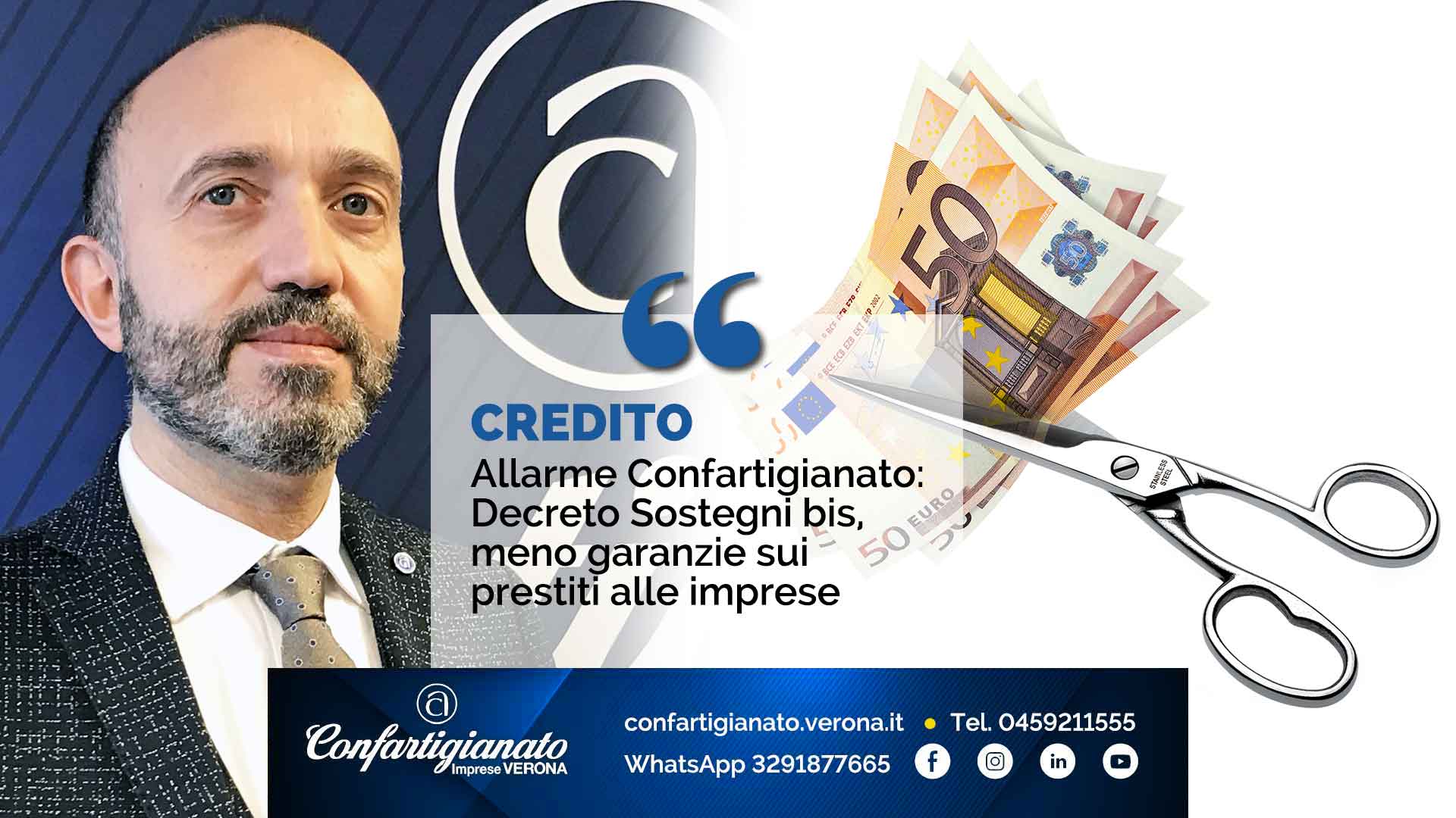 CREDITO – Allarme Confartigianato: Decreto Sostegni bis, meno garanzie sui prestiti alle imprese