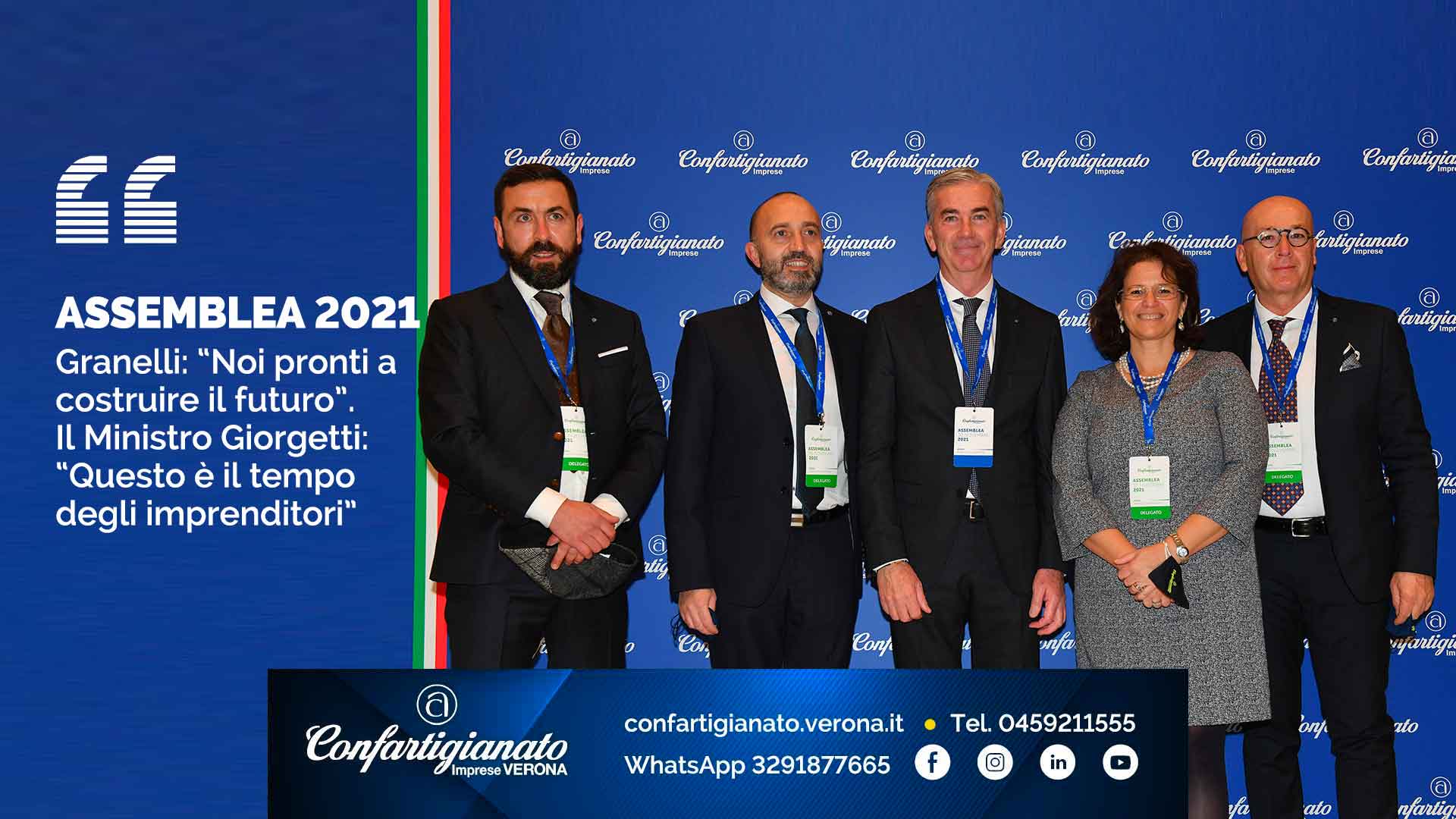 ASSEMBLEA 2021 – Granelli: "Noi pronti a costruire il futuro". Il Ministro Giorgetti: “Questo è il tempo degli imprenditori"