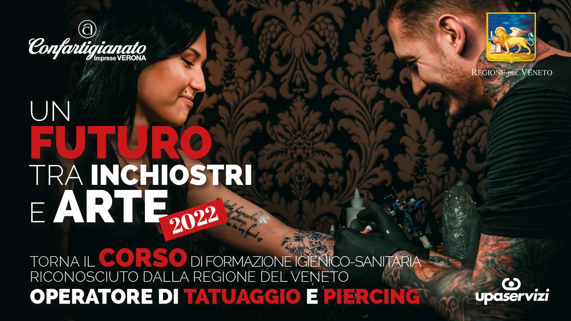 TATUAGGI & PIERCING – Torna il corso a riconoscimento regionale per l'abilitazione all'attività di tatuaggio e piercing. Crediti formativi per estetiste