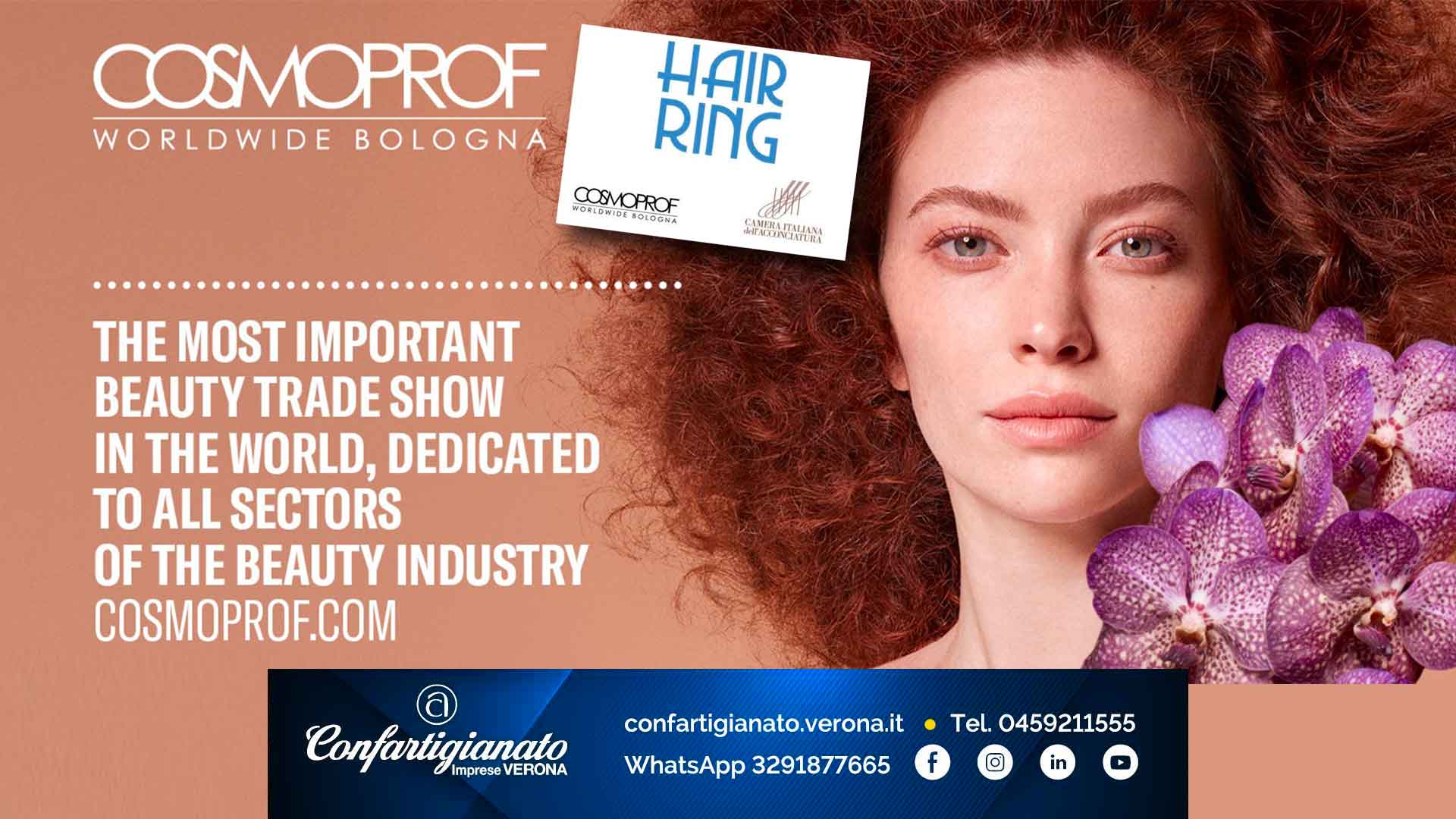 ACCONCIATORI – Sei o stai per diventare un giovane acconciatore? Partecipa al talent show "Hair Ring Selected", nell'ambito di Cosmoprof 2022