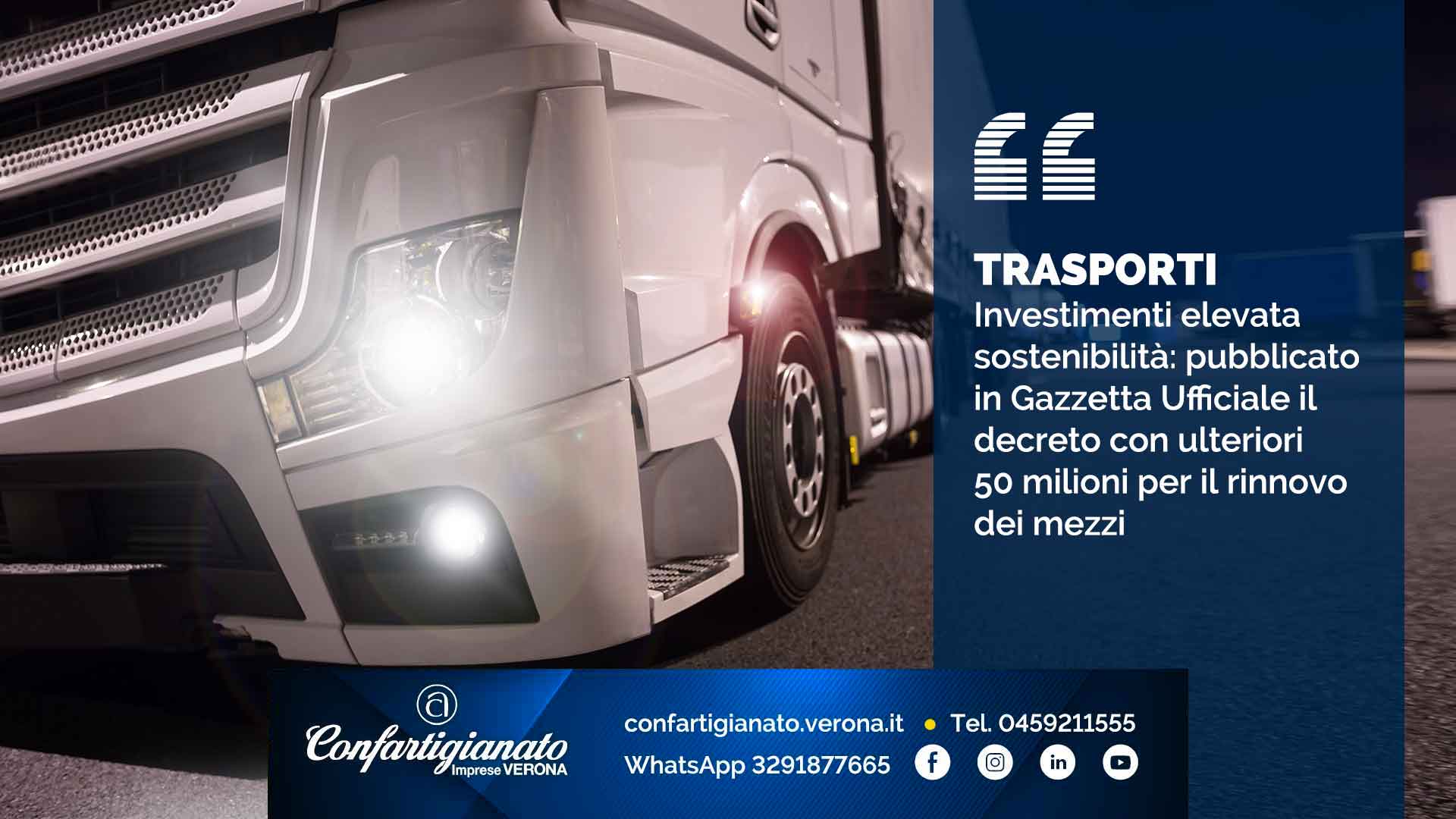 TRASPORTI – Investimenti elevata sostenibilità: pubblicato in Gazzetta Ufficiale il decreto con ulteriori 50 milioni per il rinnovo dei mezzi