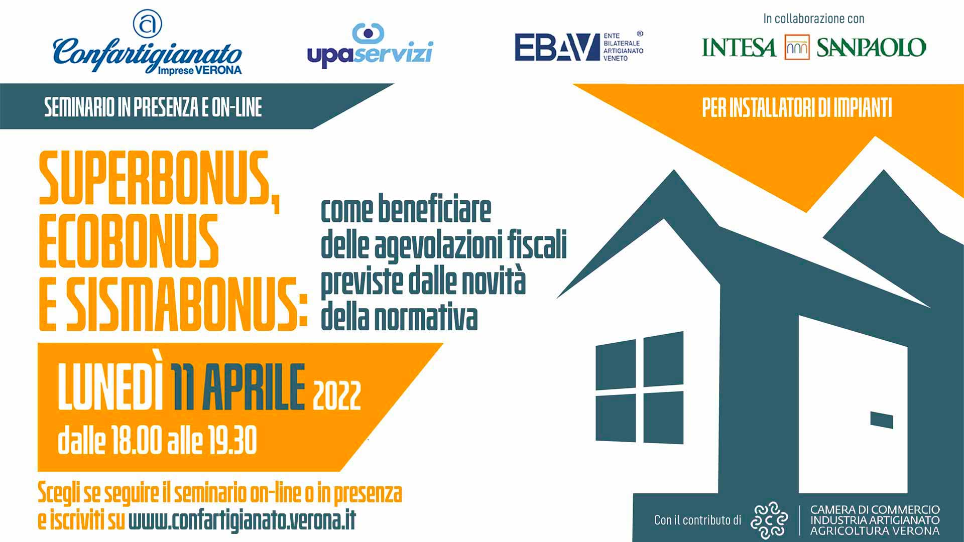 IMPIANTI – Superbonus, Ecobonus e Sismabonus: come beneficiare delle agevolazioni. L'11 aprile, seminario online o in presenza. Iscriviti