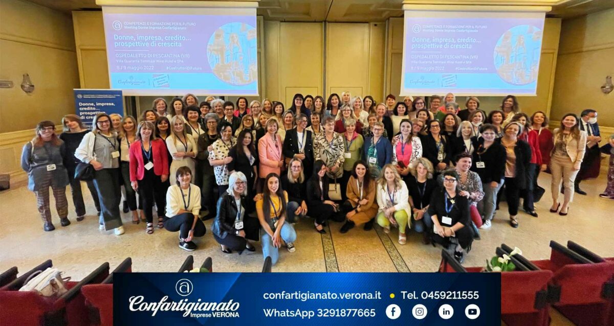 DONNE IMPRESA – Crescita, confronto, formazione... ed emozioni: il ritorno del Meeting formativo del Movimento Donne Impresa Confartigianato in Veneto e a Verona