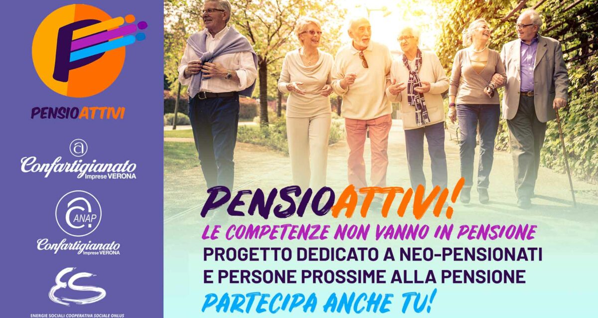 SOCIALE – Progetto "Pensio-Attivi" per neo-pensionati o persone prossime alla pensione: al via due corsi di orientamento e formazione gratuiti. Iscriviti
