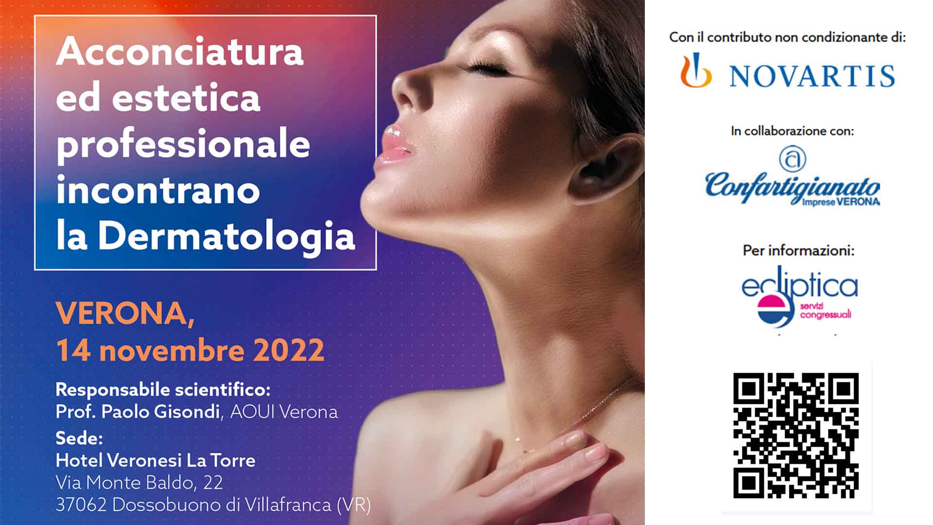 BENESSERE – Acconciatura ed Estetica Professionale incontrano la Dermatologia: il 14 novembre, seminario a Verona. Iscriviti