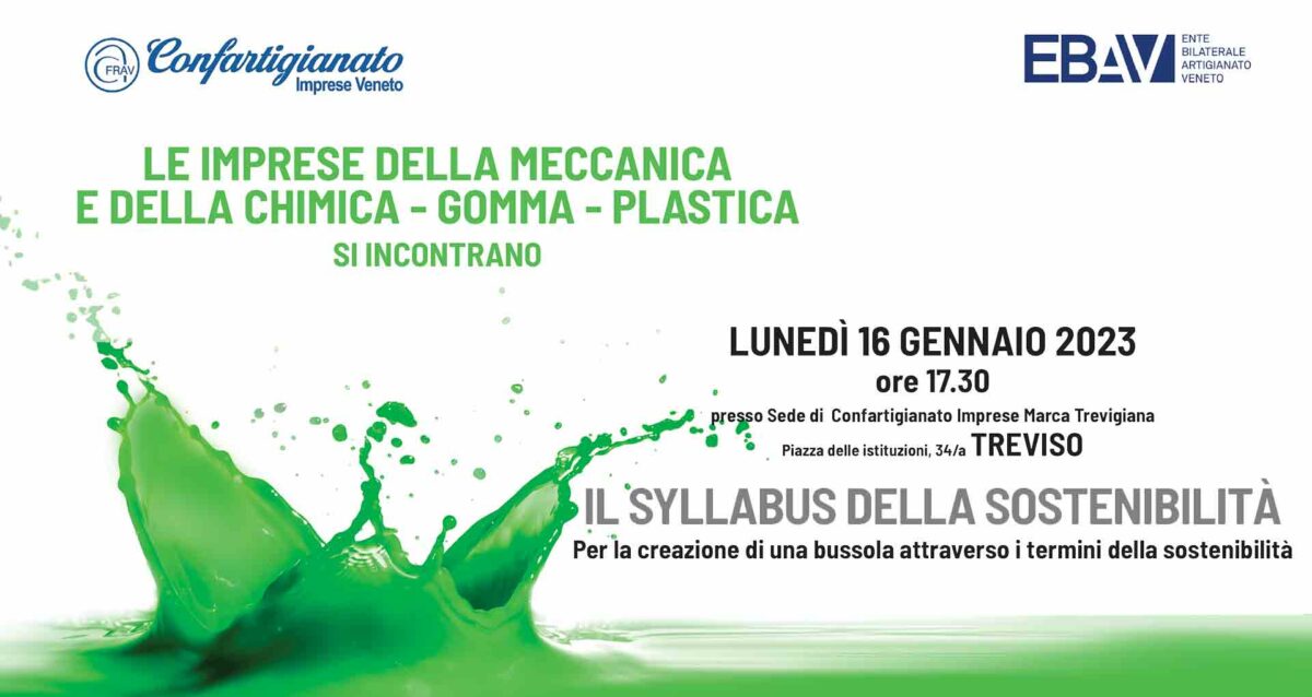 CHIMICA GOMMA PLASTICA – Ciclo regionale di incontri informativi. Il 16 gennaio, a Treviso, appuntamento sul tema "I rifiuti: da problema ad opportunità"