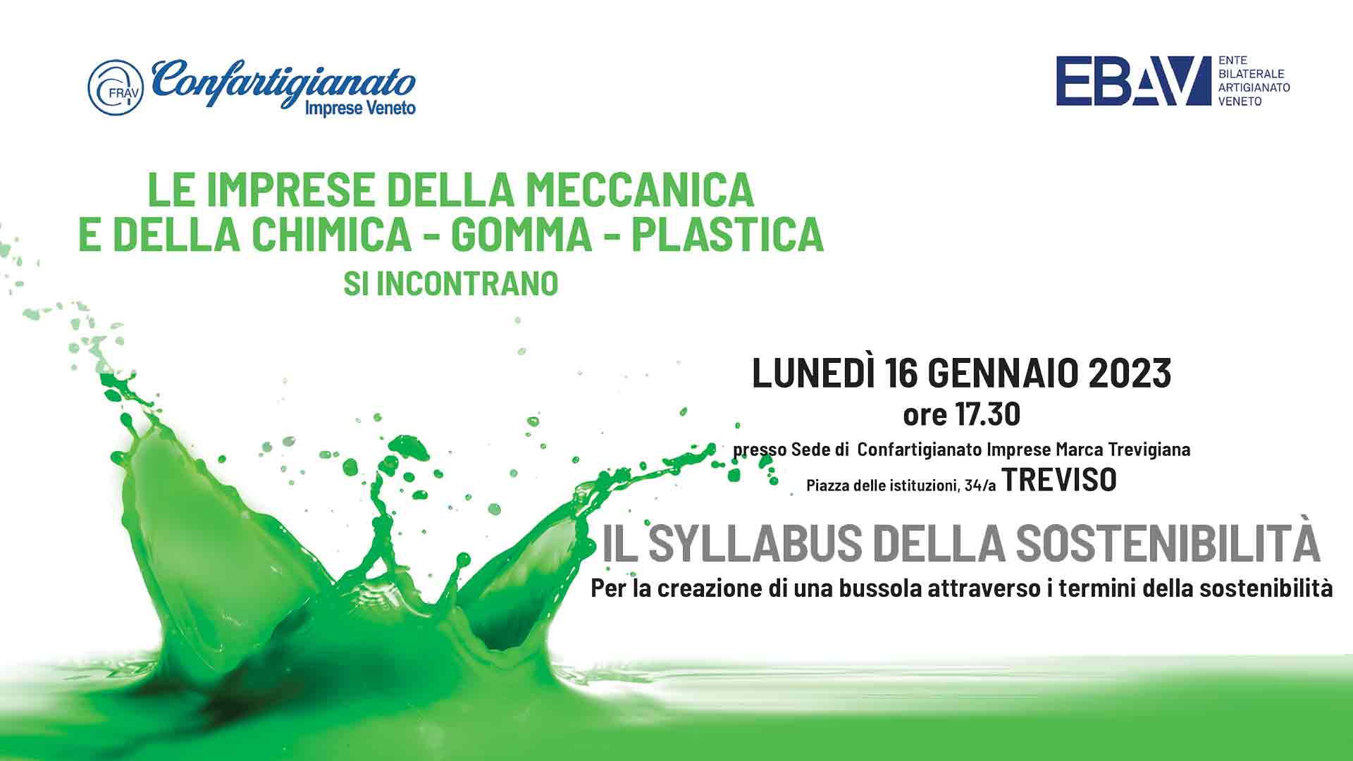 CHIMICA GOMMA PLASTICA – Ciclo regionale di incontri informativi. Il 16 gennaio, a Treviso, appuntamento sul tema "I rifiuti: da problema ad opportunità"