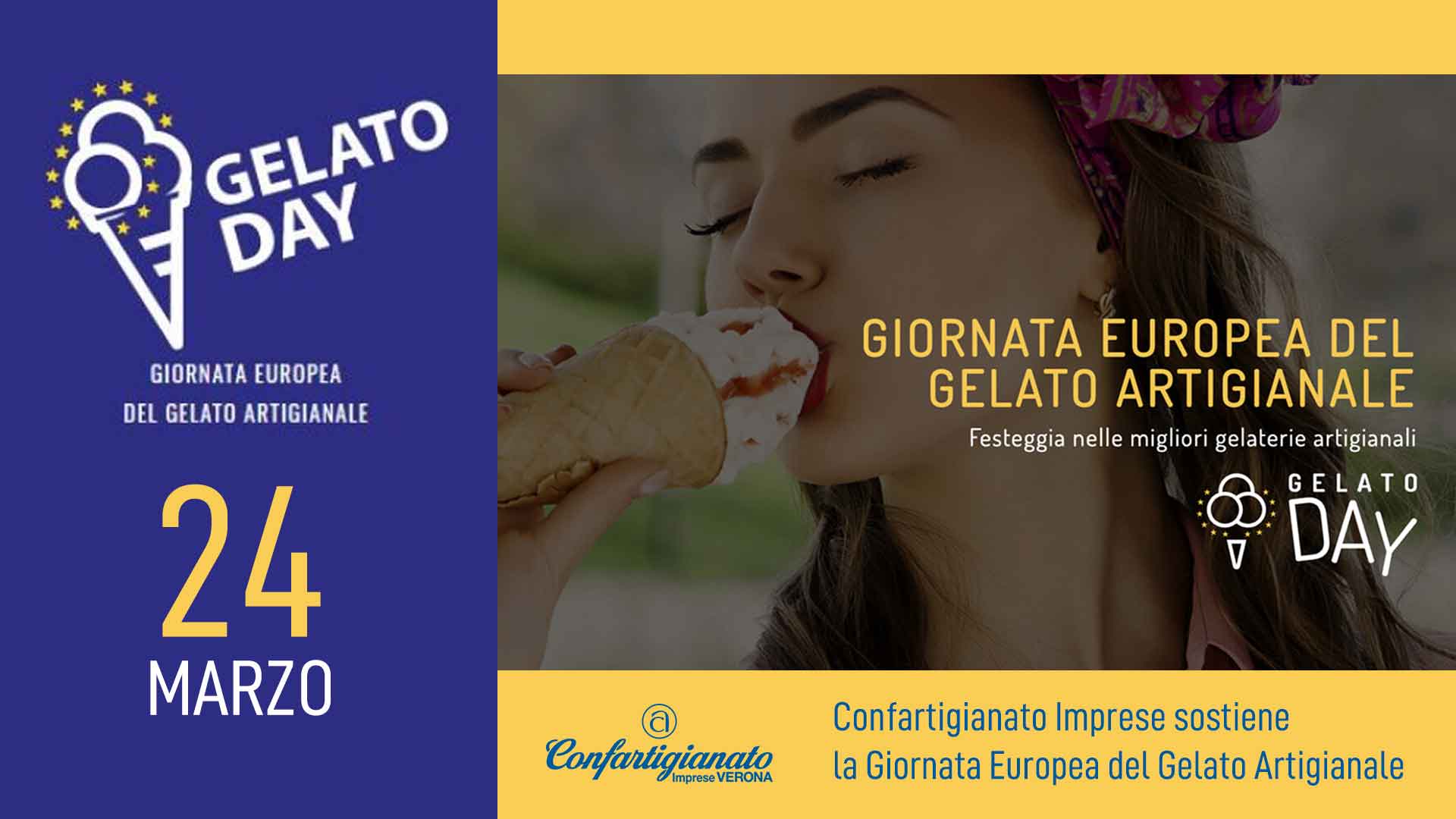 ALIMENTAZIONE – Il 24 marzo torna il GelatoDay, l’Europa celebra la qualità dei prodotti artigianali