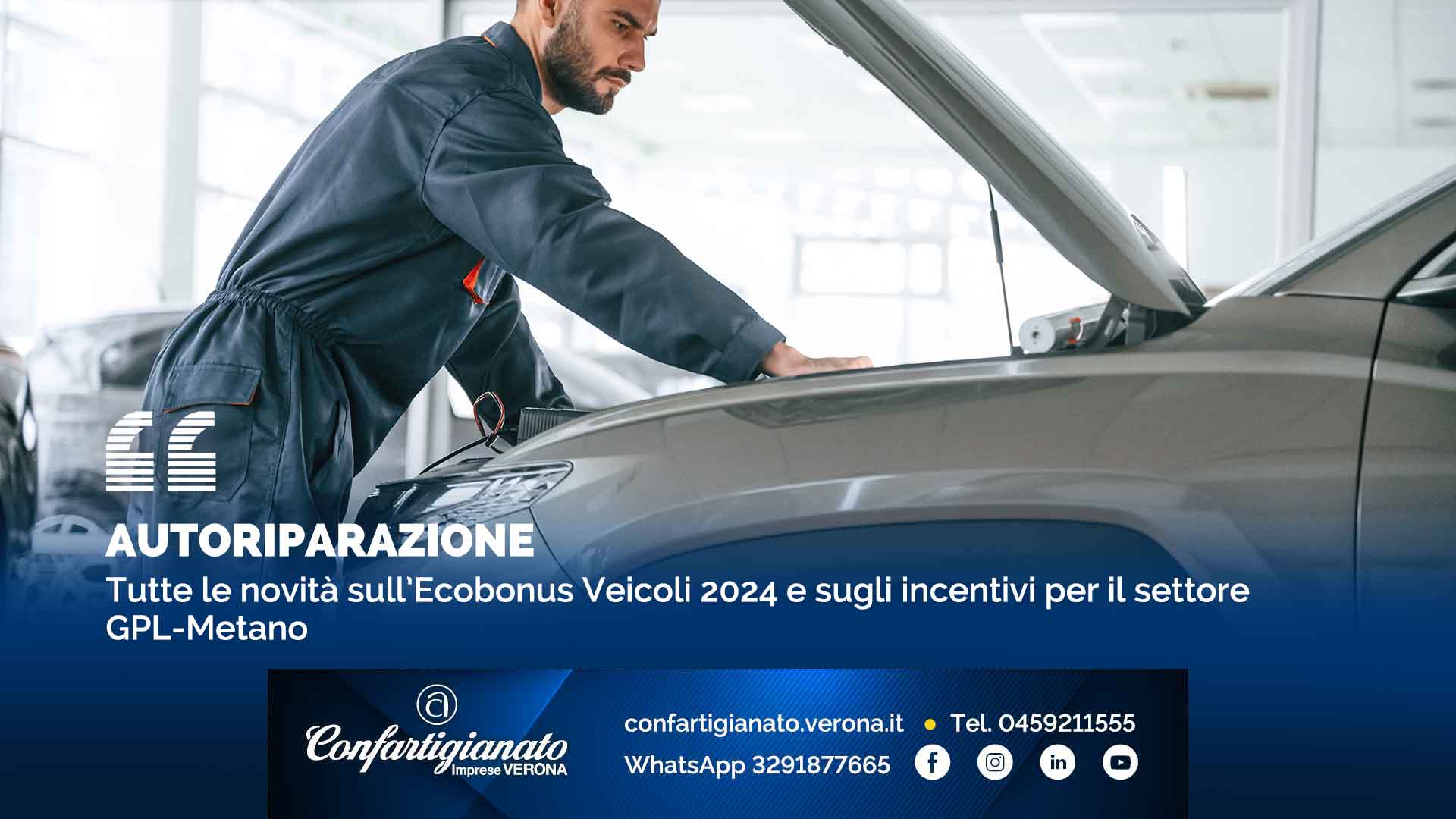 AUTORIPARAZIONE – Tutte le novità sull’Ecobonus Veicoli 2024 e sugli incentivi per il settore GPL-Metano