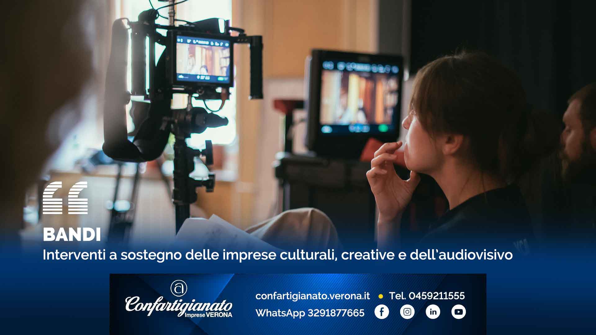 BANDI – Interventi a sostegno delle imprese culturali, creative e dell’audiovisivo