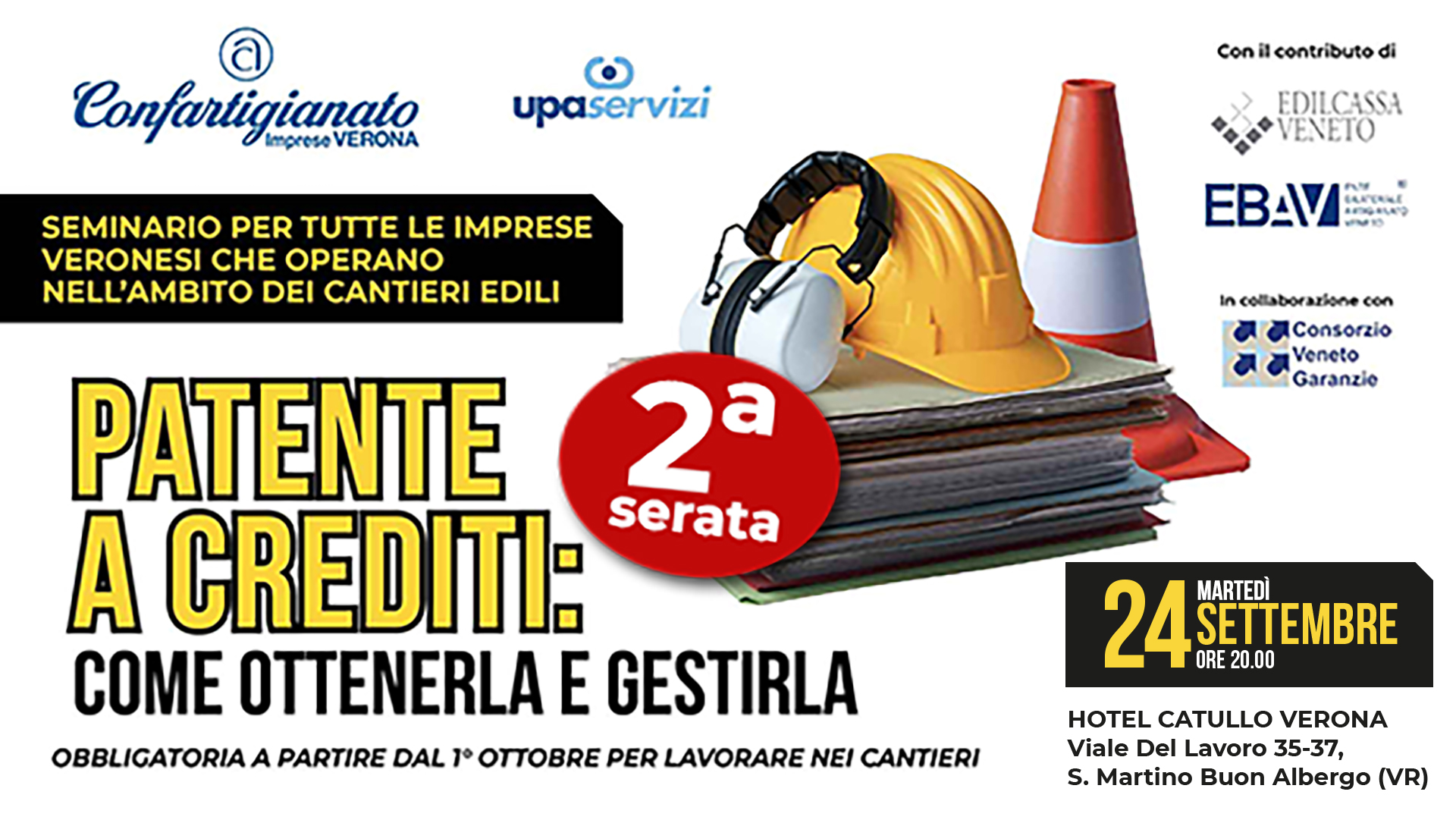 COMPARTO CASA – Patente a Crediti: come ottenerla e gestirla. Martedì 24 settembre, secondo seminario informativo. Registrati per partecipare