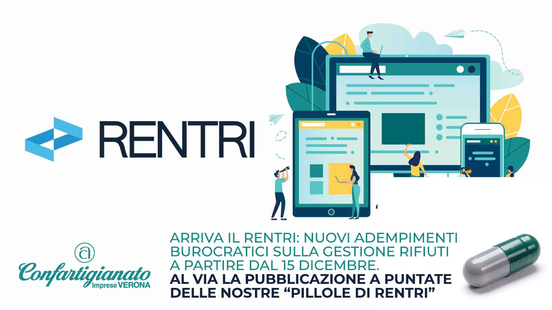 AMBIENTE – Arriva il RENTRI: nuovi adempimenti burocratici sui rifiuti a partire dal 15 dicembre. Al via la pubblicazione a puntate delle nostre “Pillole di RENTRI”