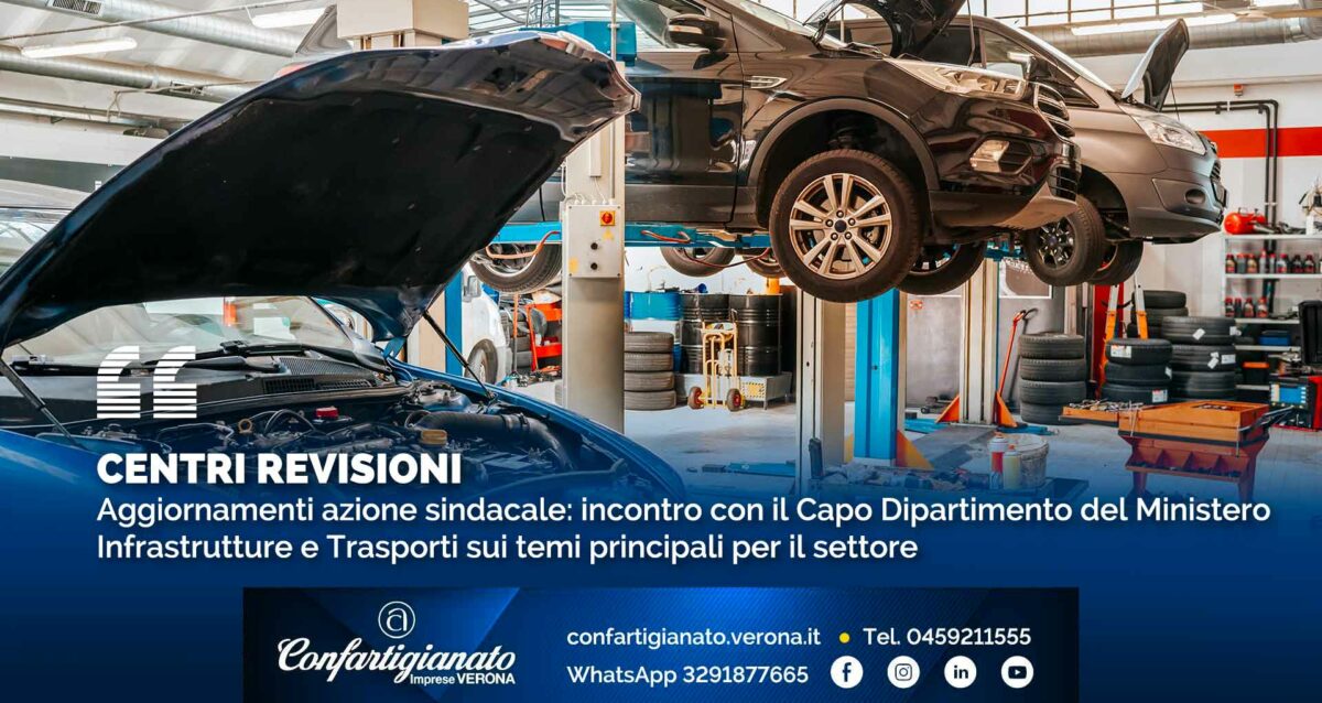 CENTRI REVISIONI – Aggiornamenti azione sindacale: incontro con il Capo Dipartimento del Ministero Infrastrutture e Trasporti