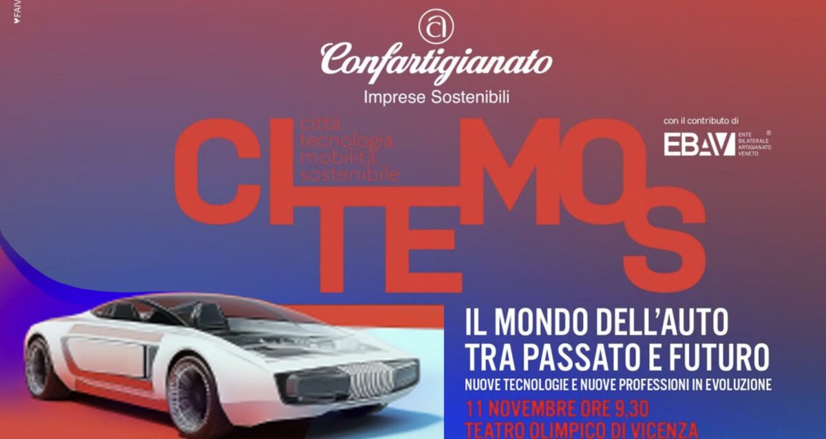 CONFARTIGIANATO IMPRESE SOSTENIBILI – "Mondo dell’auto tra passato e futuro: nuove tecnologie e nuove professioni in evoluzione", 11 novembre, evento in diretta su YouTube