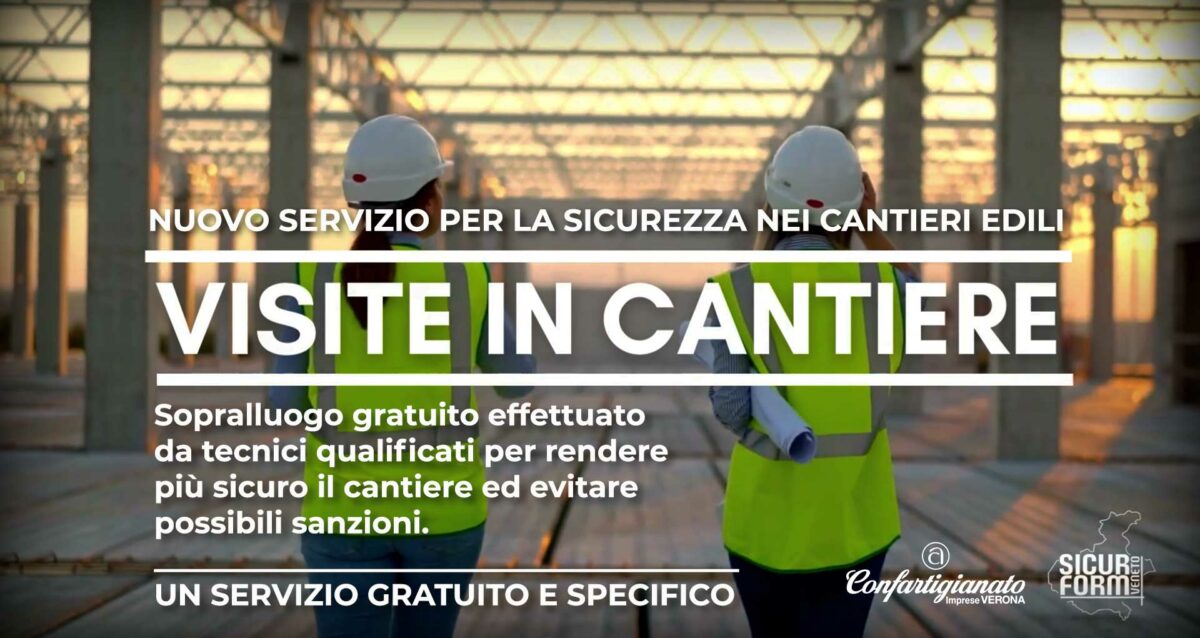 SICUREZZA & EDILIZIA – Sopralluoghi sulla sicurezza in cantiere con Sicurform: nuovo servizio gratuito per gli Associati