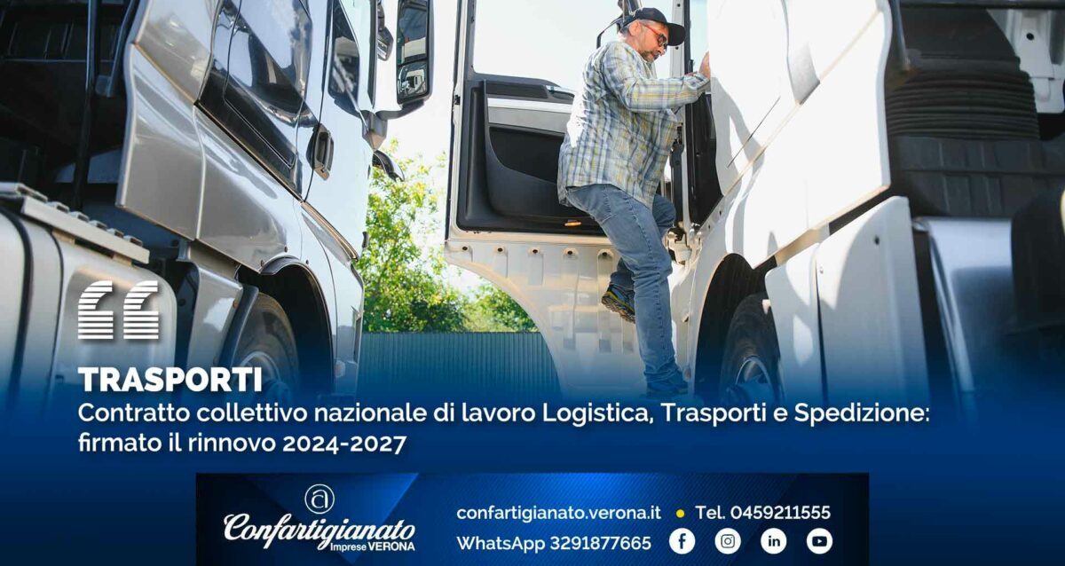 TRASPORTI – Contratto collettivo nazionale di lavoro Logistica, Trasporti e Spedizione: firmato il rinnovo 2024-2027