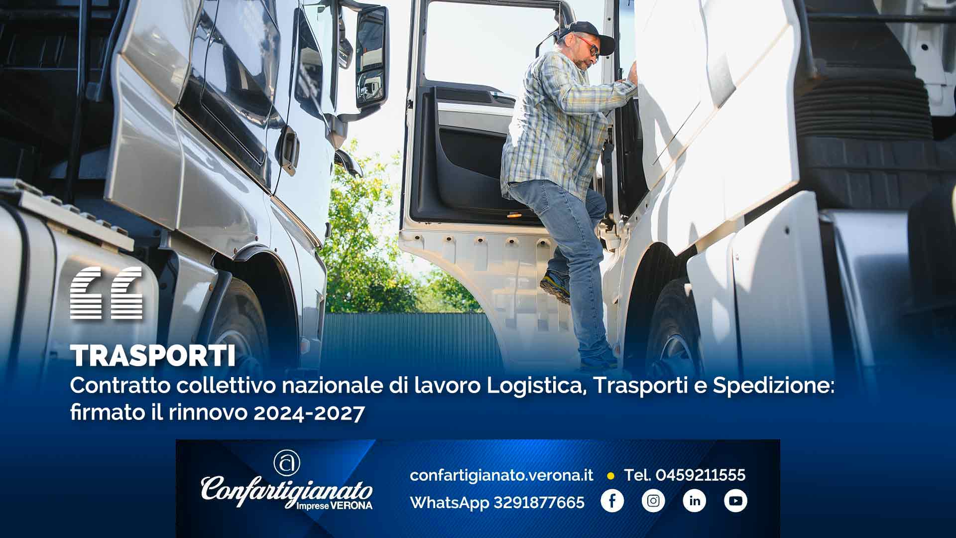 TRASPORTI – Contratto collettivo nazionale di lavoro Logistica, Trasporti e Spedizione: firmato il rinnovo 2024-2027