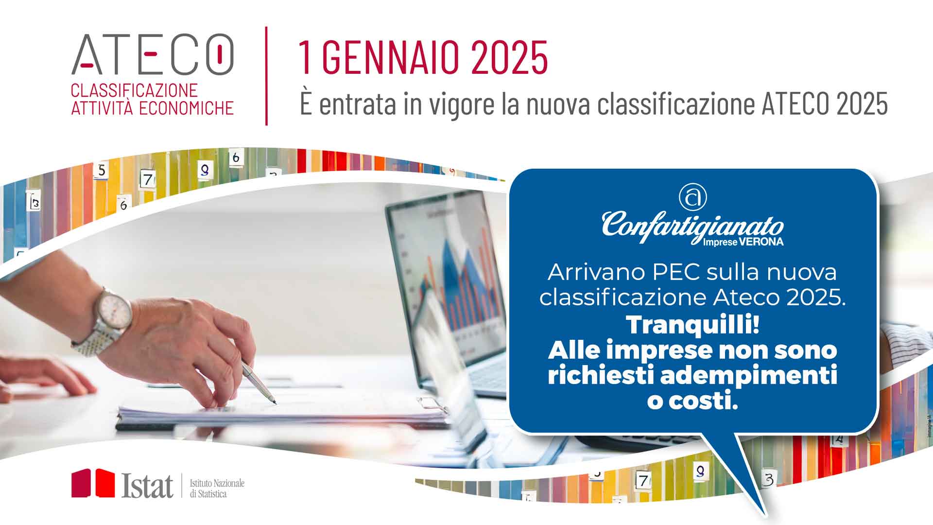 ATTUALITÀ – Arrivano PEC sulla nuova classificazione Ateco 2025. Tranquilli! Alle imprese non sono richiesti adempimenti o costi