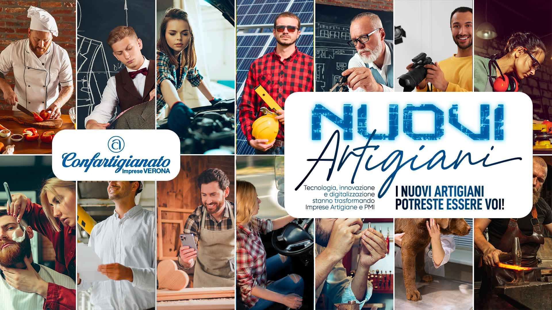 PROGETTO – "Nuovi Artigiani", diventa protagonista con la tua impresa, dei video che promuoveranno l'artigianato tra i giovani e nelle scuole