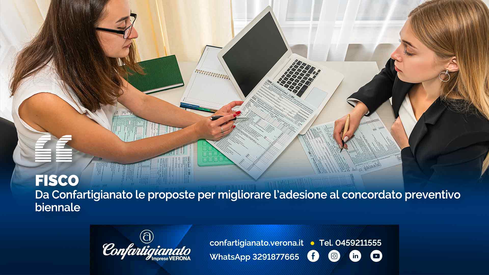 FISCO – Da Confartigianato le proposte per migliorare l’adesione al concordato preventivo biennale