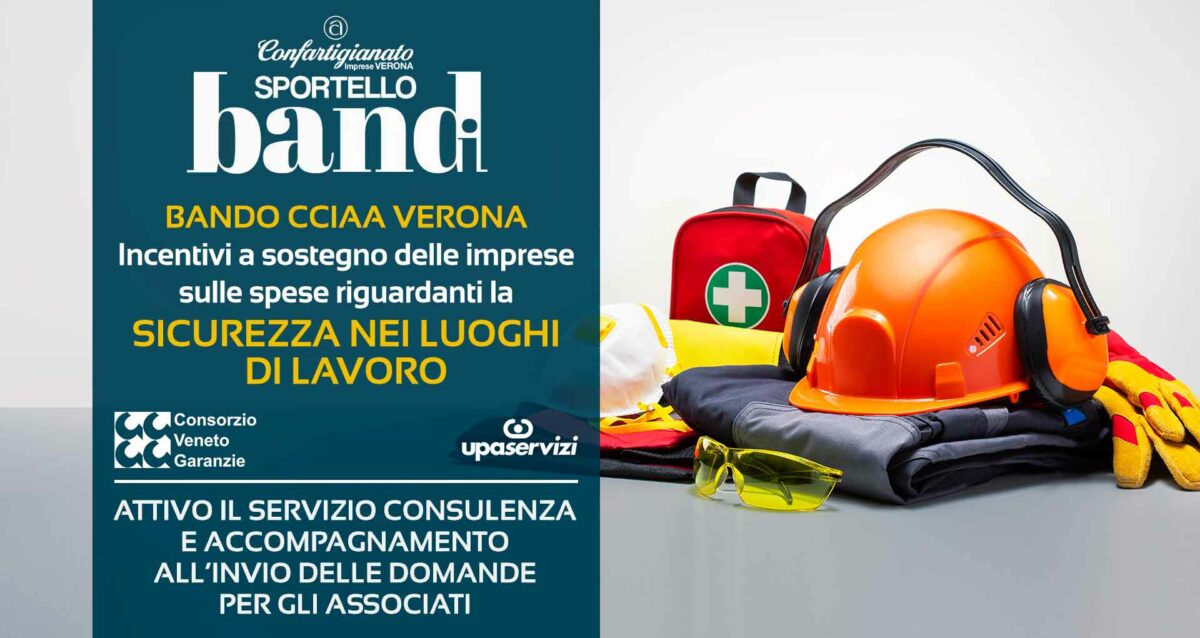 BANDI – Dalla CCIAA incentivi a sostegno delle imprese sulle spese riguardanti la Sicurezza sul Lavoro. Attivo il servizio consulenza e predisposizione domande