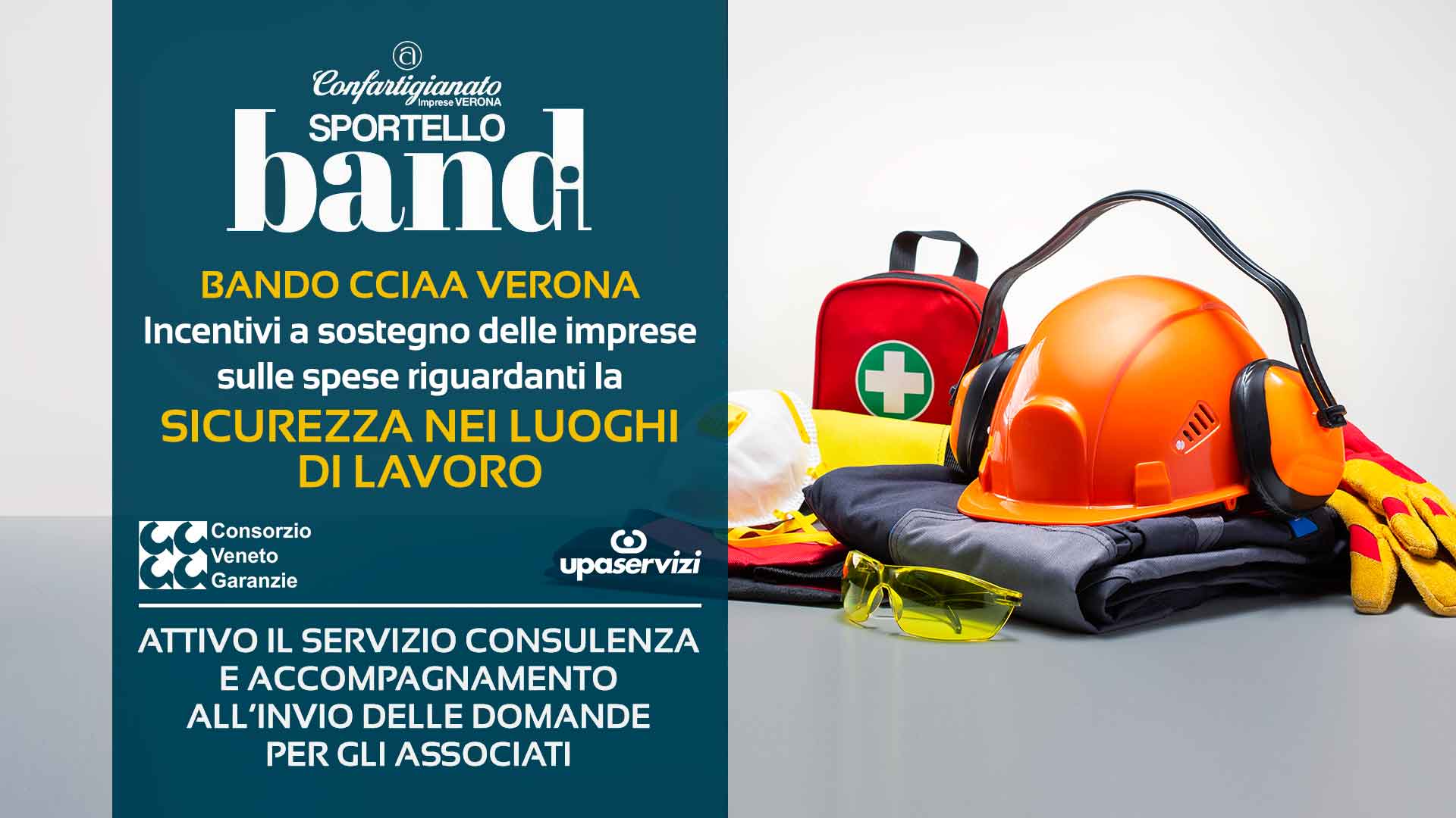 BANDI – Dalla CCIAA incentivi a sostegno delle imprese sulle spese riguardanti la Sicurezza sul Lavoro. Attivo il servizio consulenza e predisposizione domande
