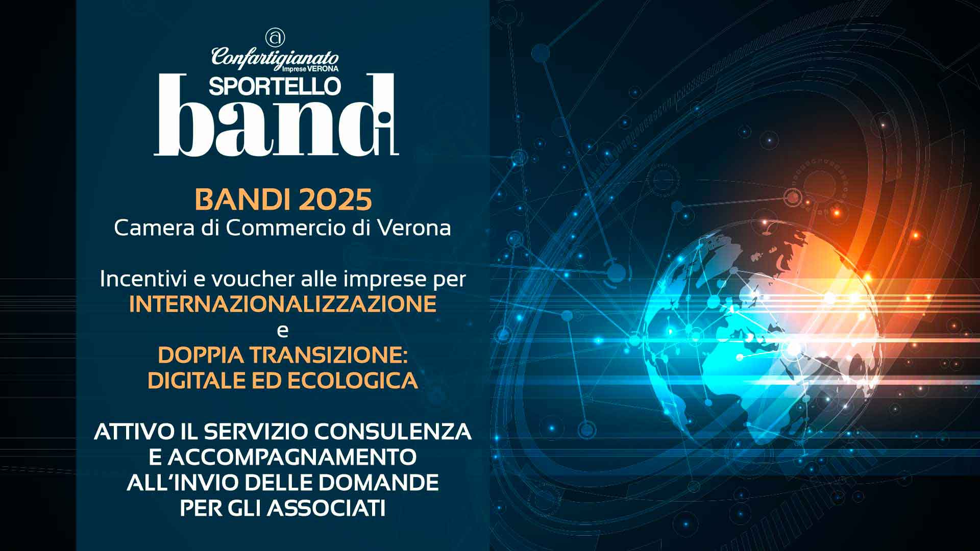 BANDI – Dalla CCIAA contributi a sostegno delle imprese su Transizione Digitale ed Ecologica e Internazionalizzazione. Attivo il servizio consulenza per Associati