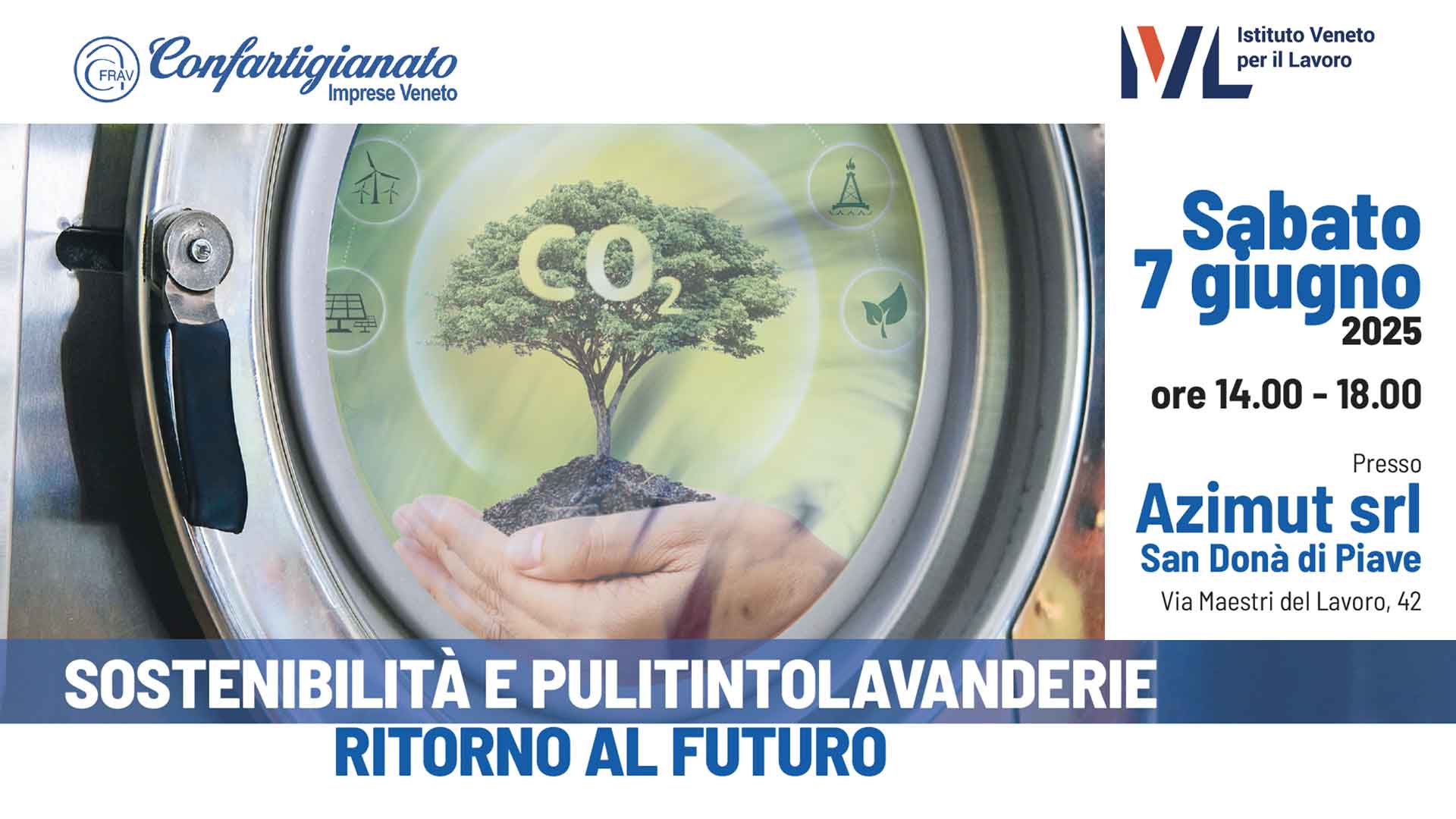 PULITINTOLAVANDERIE e MODA – "Sostenibilità e Pulitintolavanderie: Ritorno al Futuro", sabato 7 giugno, convegno a San Donà di Piave