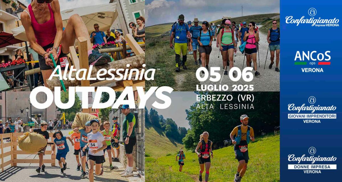 EVENTO – Confartigianato partecipa all’Alta Lessinia Outdays 2025 (Erbezzo, 5-6 luglio) con stand promozionali e I Premi Speciali “Giovani Imprenditori” e “Donne Impresa”