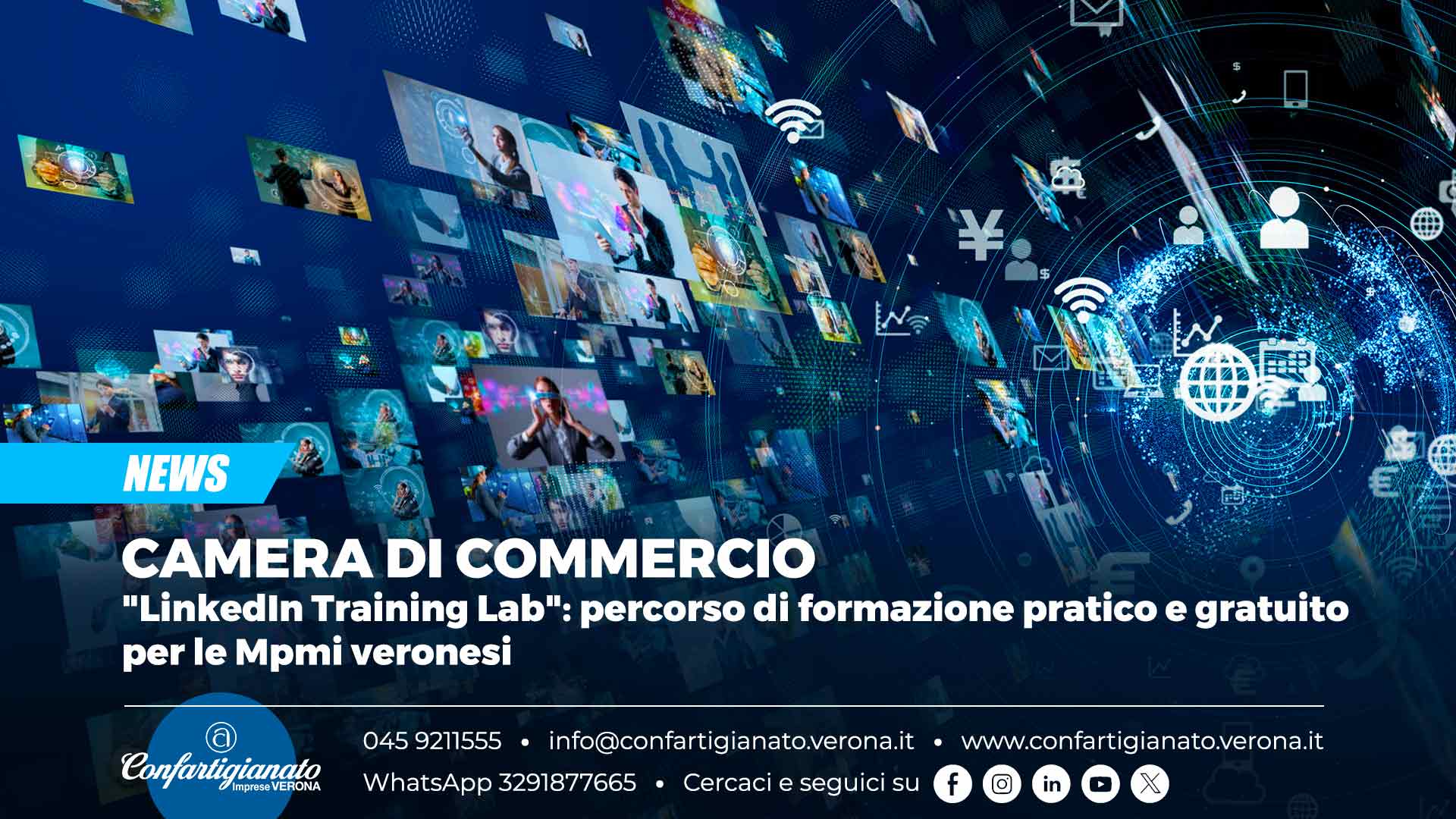 CAMERA DI COMMERCIO – "LinkedIn Training Lab": percorso di formazione pratico e gratuito per Mpmi