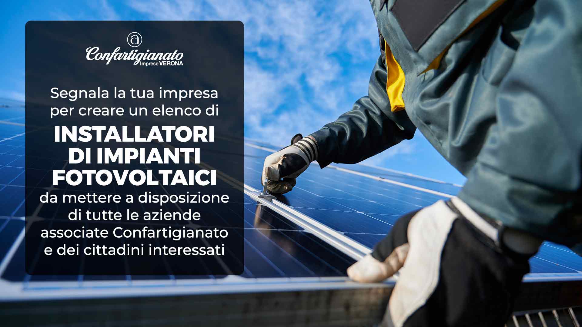 IMPIANTI – Segnala la tua impresa per creare un elenco di Installatori di Impianti Fotovoltaici da mettere a disposizione di tutte le aziende e dei privati cittadini interessati