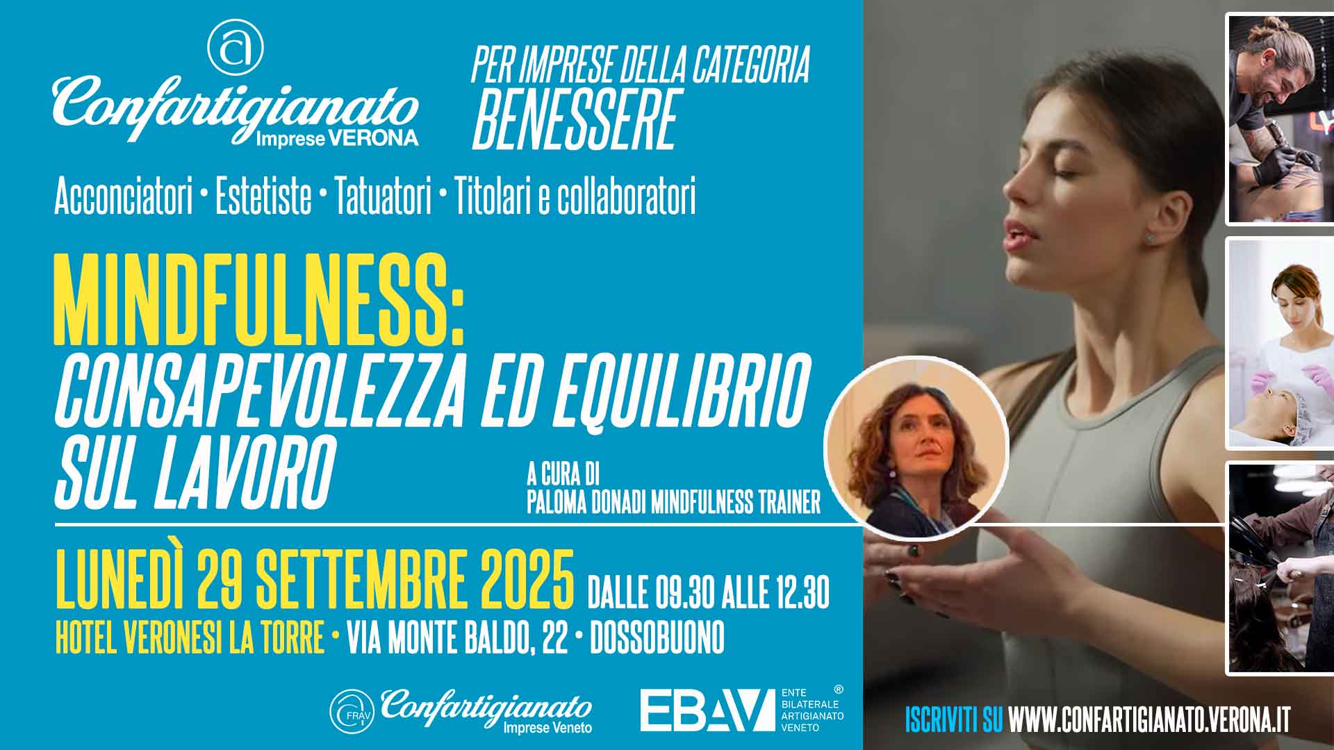 BENESSERE – Il 29 settembre, seminario da non perdere sulla "Mindfulness", per chi si prende cura degli altri, ha ritmi serrati e relazioni umane intense. Iscriviti!