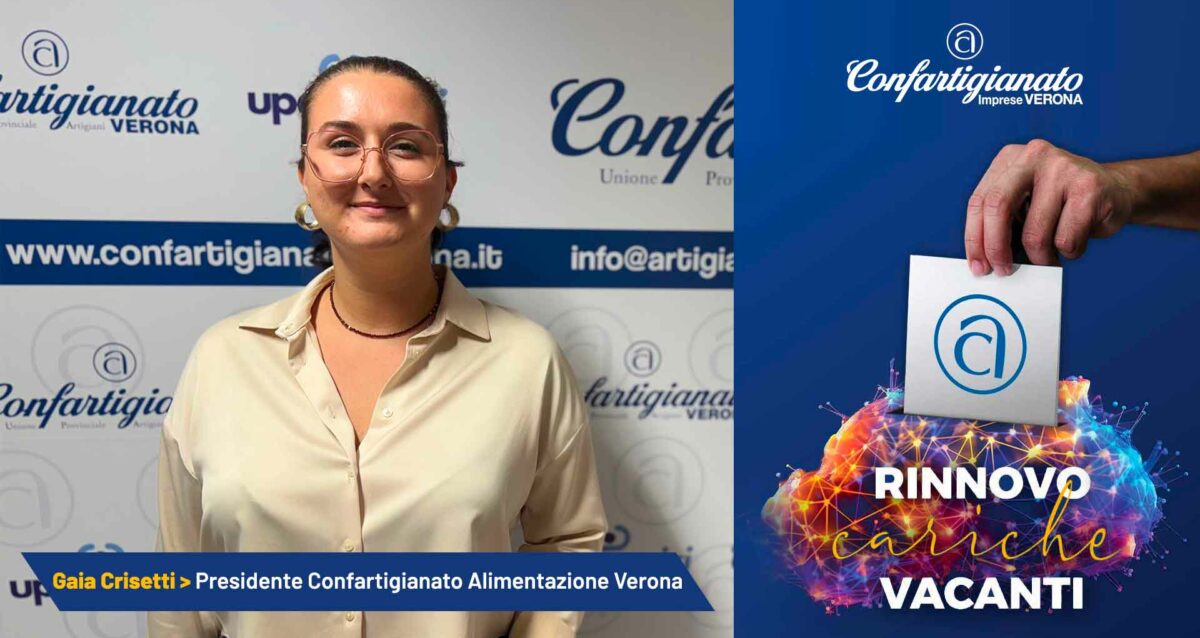 ALIMENTAZIONE – Gaia Crisetti alla presidenza della categoria Alimentazione: "Lavoreremo al fianco di tutti i colleghi"