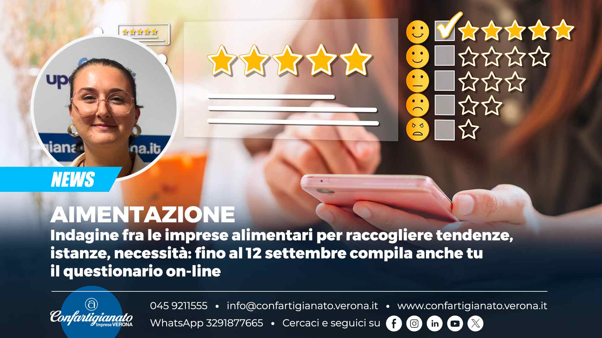 ALIMENTAZIONE – Indagine fra le imprese alimentari per raccogliere tendenze, istanze, necessità: fino al 12 settembre compila anche tu il questionario on-line