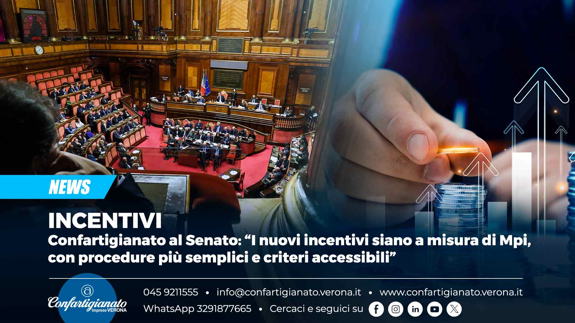 INCENTIVI – Confartigianato al Senato: “I nuovi incentivi siano a misura di Mpi, con procedure più semplici e criteri accessibili”