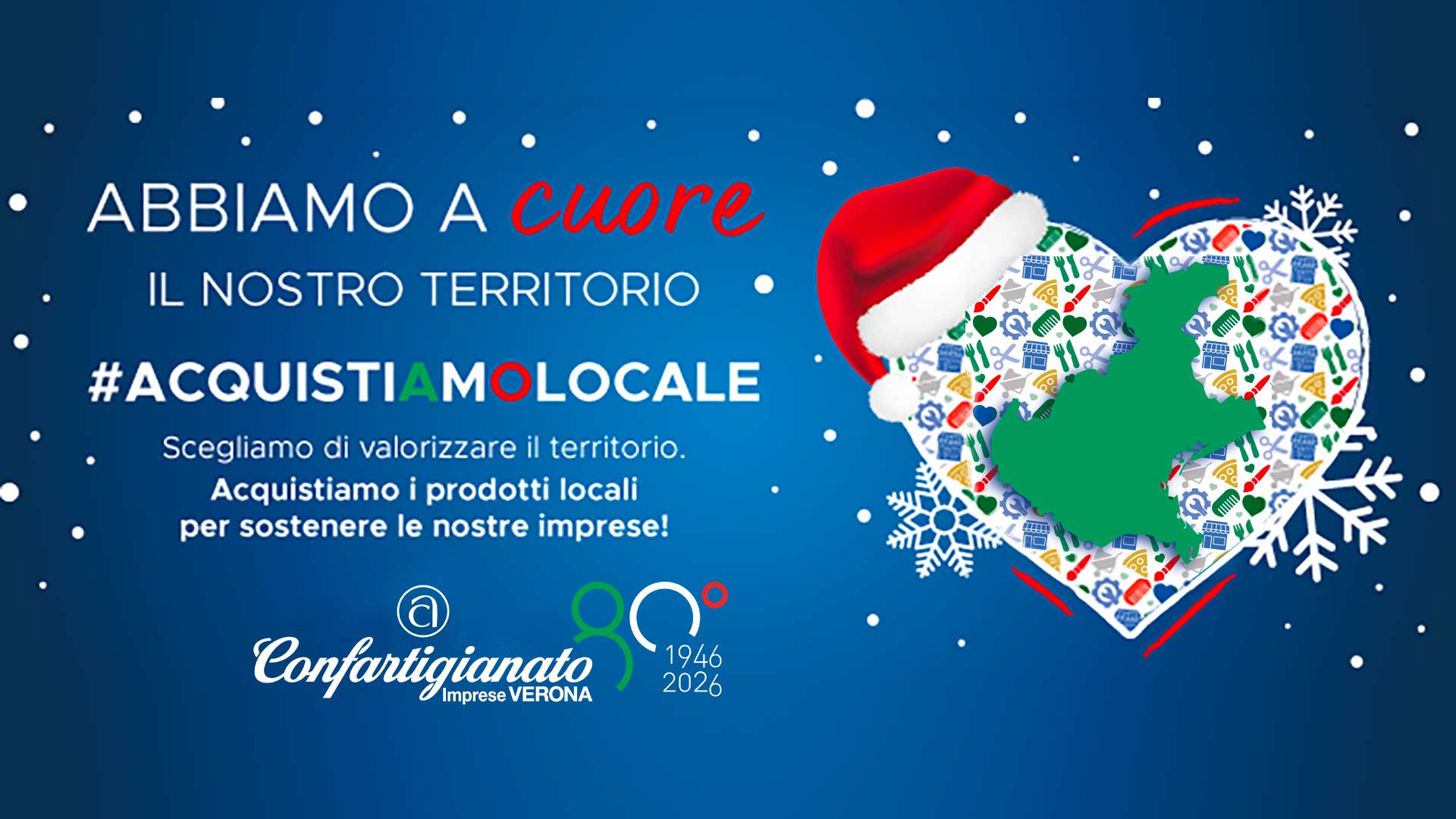 NATALE – L’artigianato fa la differenza anche a Verona: stima di 431 ml di euro in alimentari, bevande, prodotti e servizi tipici del Natale. Via a campagna "AcquistiAMO locale"