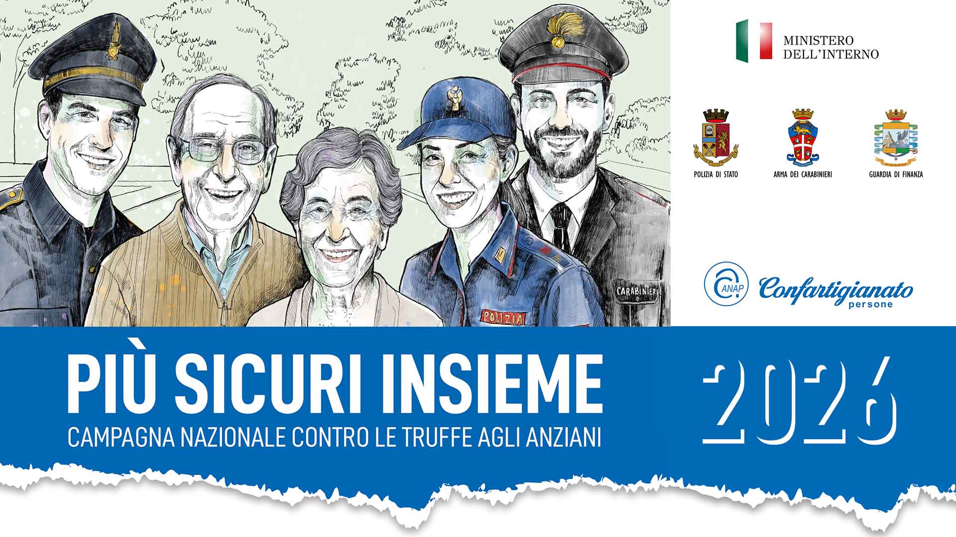 ANAP – Più Sicuri Insieme: la campagna contro le truffe agli anziani