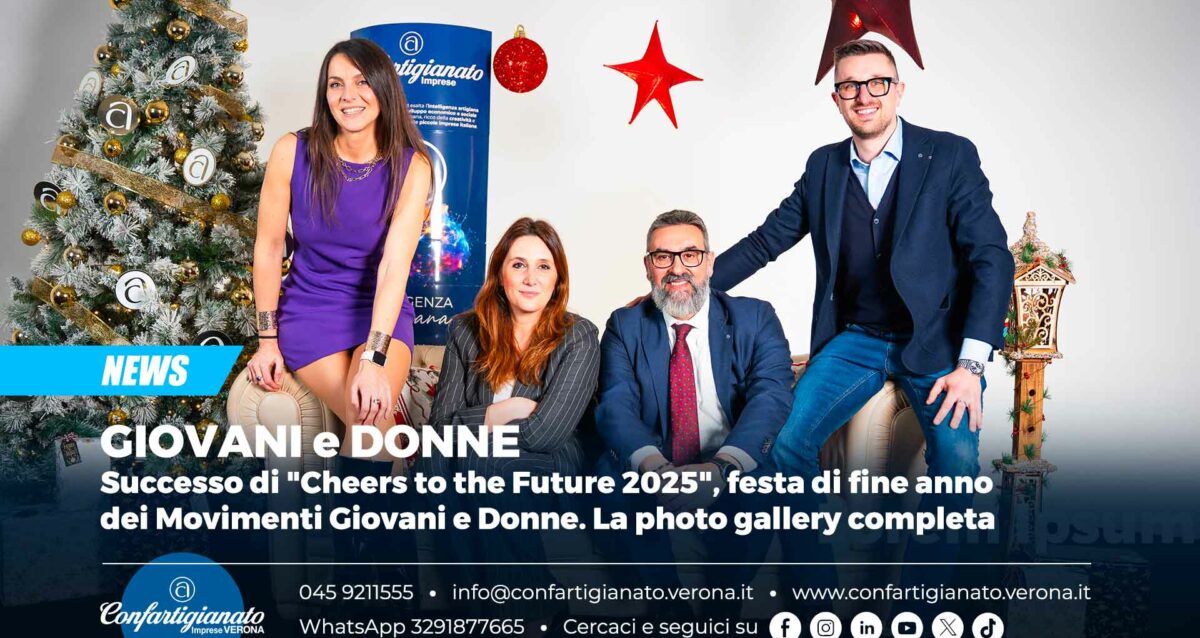 GIOVANI e DONNE – Successo di "Cheers to the Future 2025", festa di fine anno dei Movimenti Giovani e Donne. La photo gallery completa