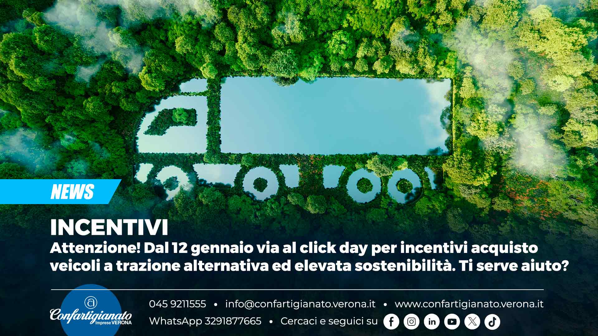 INCENTIVI – Attenzione! Dal 12 gennaio via al click day per incentivi acquisto veicoli a trazione alternativa e ad elevata sostenibilità. Ti serve aiuto?