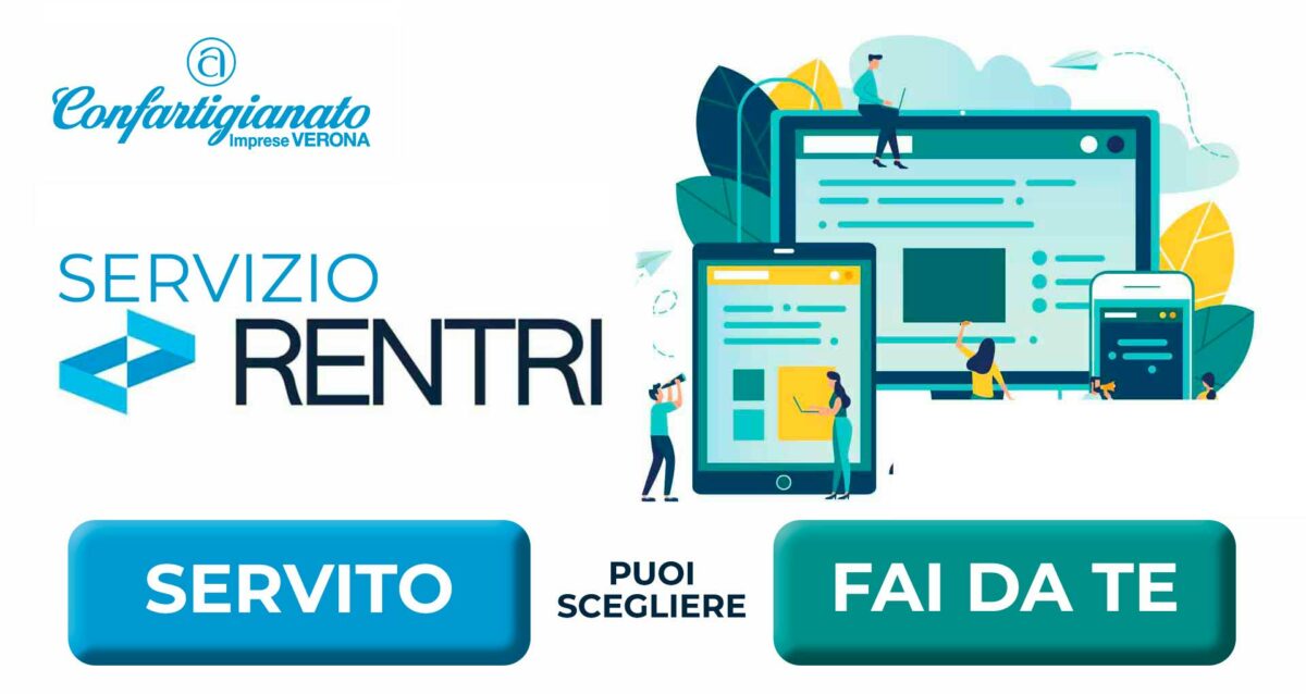 SERVIZIO RENTRI – La soluzione per la gestione dei rifiuti in azienda. Puoi scegliere la formula “Servito” da noi oppure quella “Fai da te” online