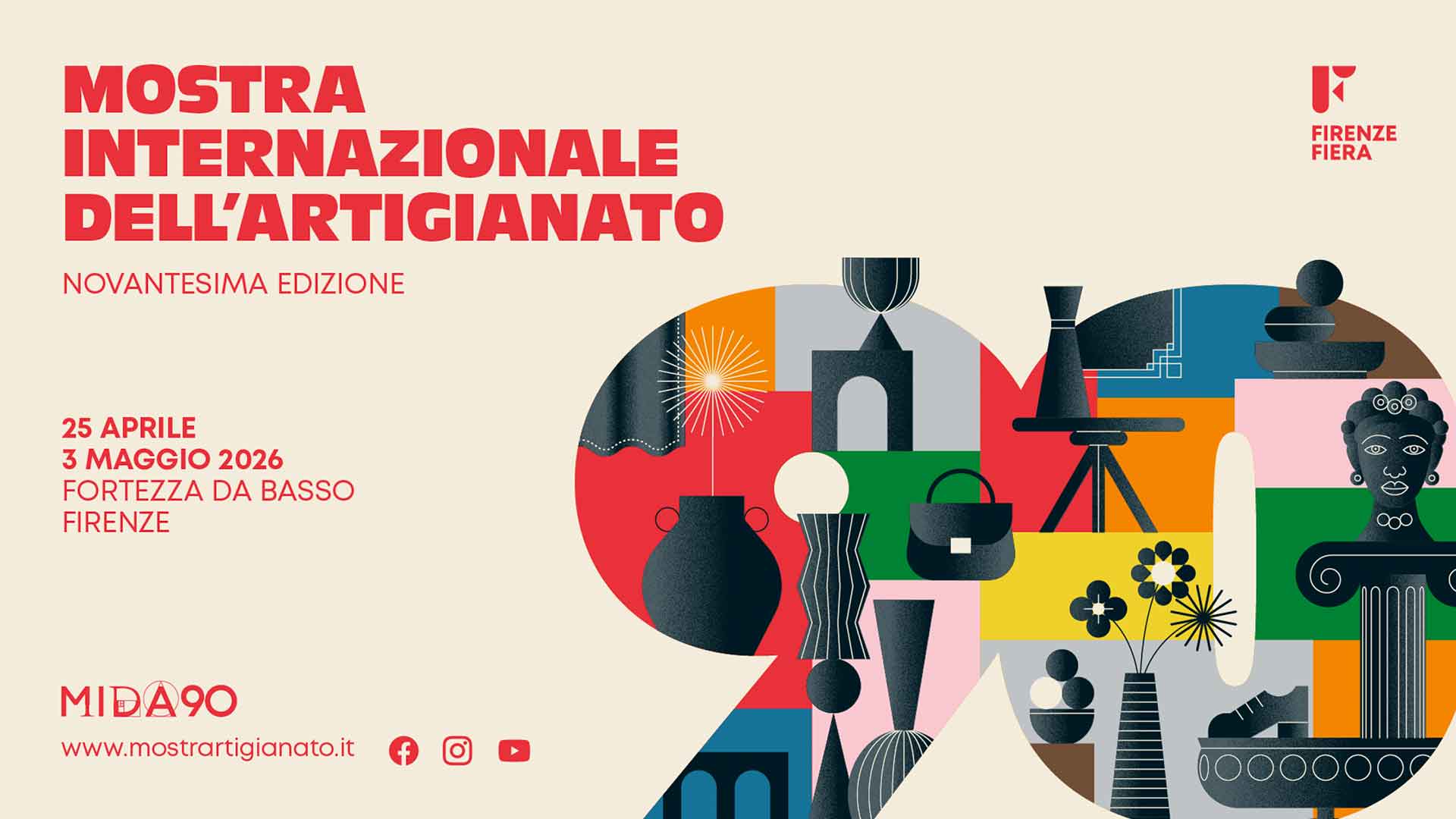 MANIFESTAZIONI – Firenze, Mostra Internazionale dell’Artigianato (MIDA 2026): facilitazioni per la partecipazione delle imprese associate Confartigianato