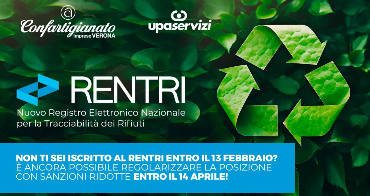 AMBIENTE – Non ti sei iscritto al RENTRI entro il 13 febbraio? È ancora possibile regolarizzare la posizione con sanzioni ridotte entro il 14 aprile