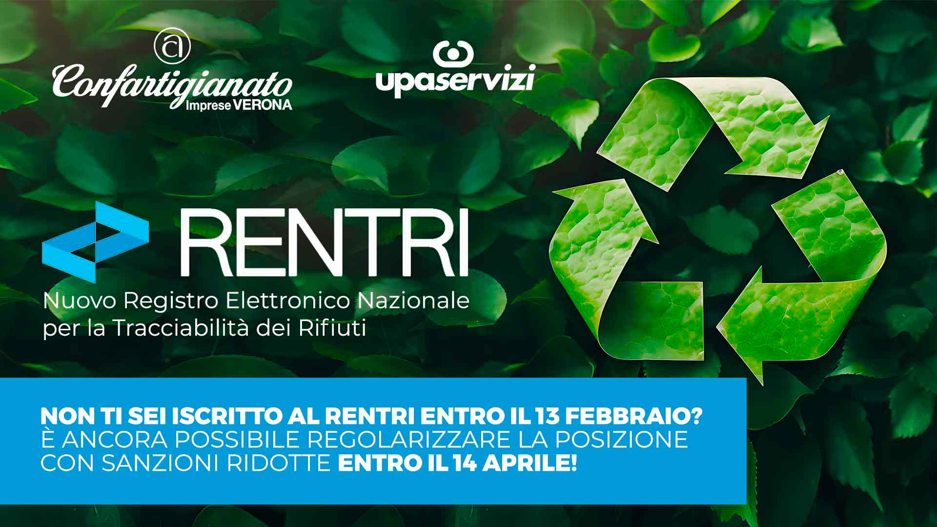 AMBIENTE – Non ti sei iscritto al RENTRI entro il 13 febbraio? È ancora possibile regolarizzare la posizione con sanzioni ridotte entro il 14 aprile